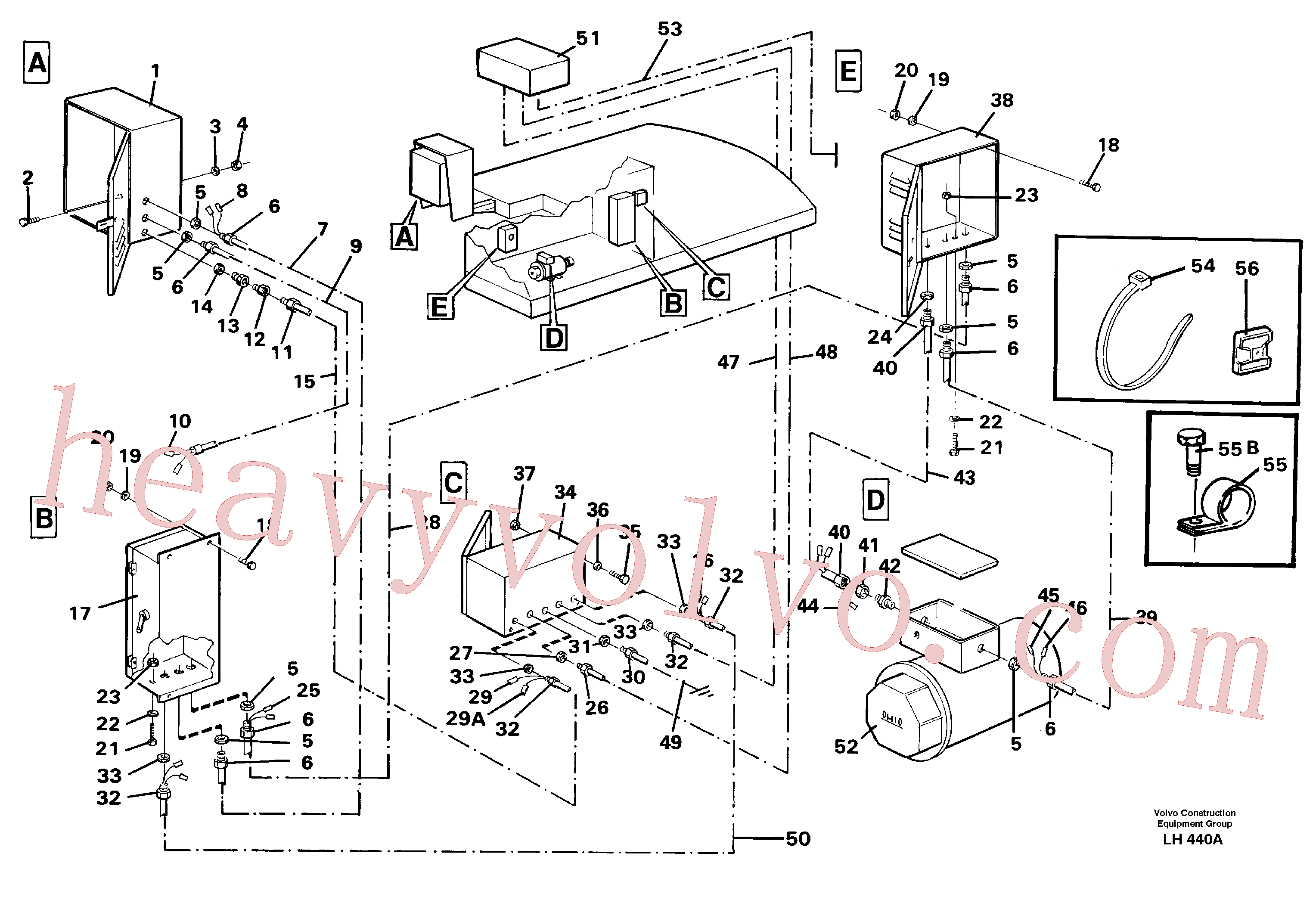 VOE14213804 Cable for Volvo Excavator Parts
