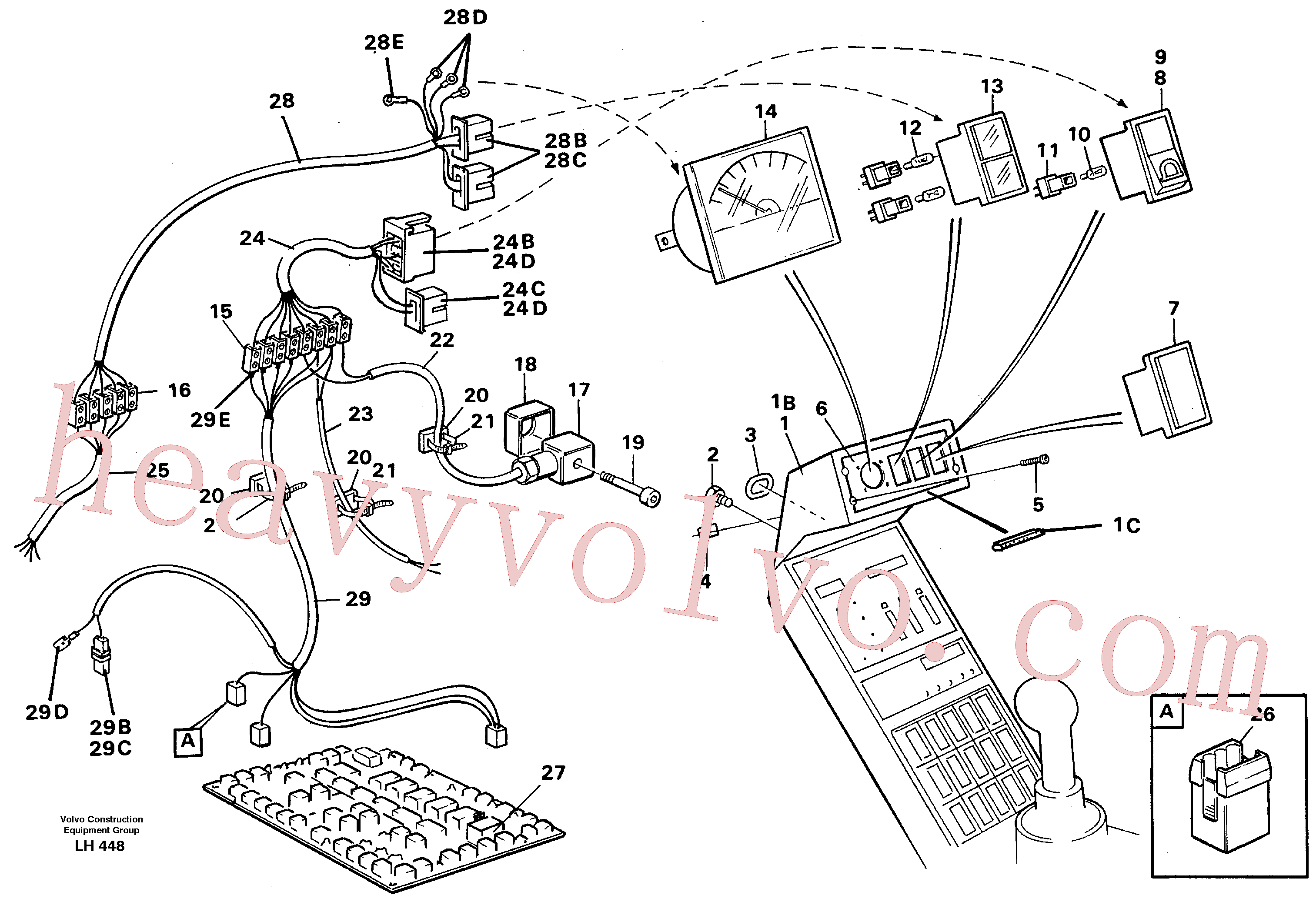 VOE14213791 Voltmeter for Volvo Excavator Parts
