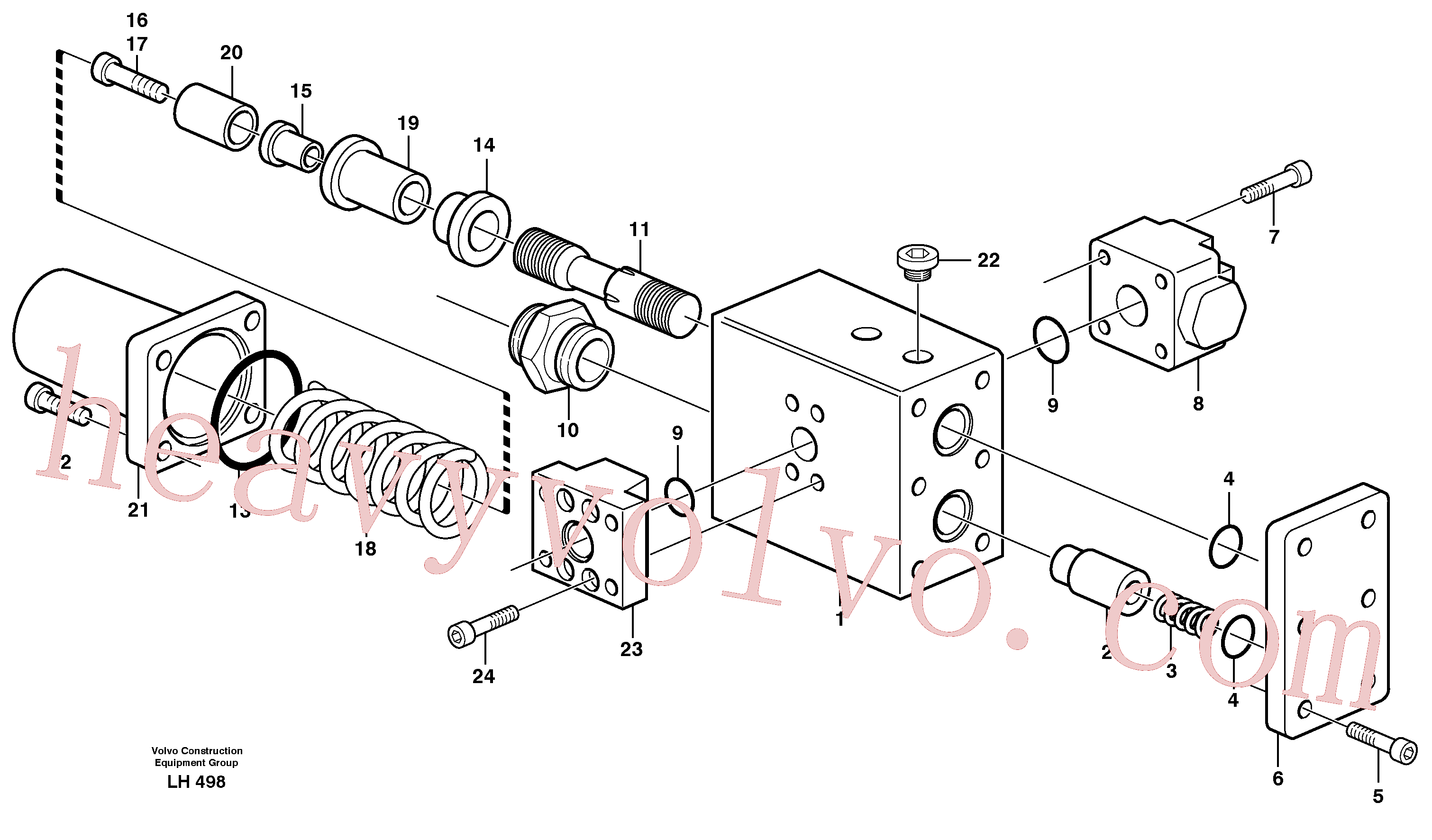 Volvo VOE14241321 Slide aftermarket part for sale