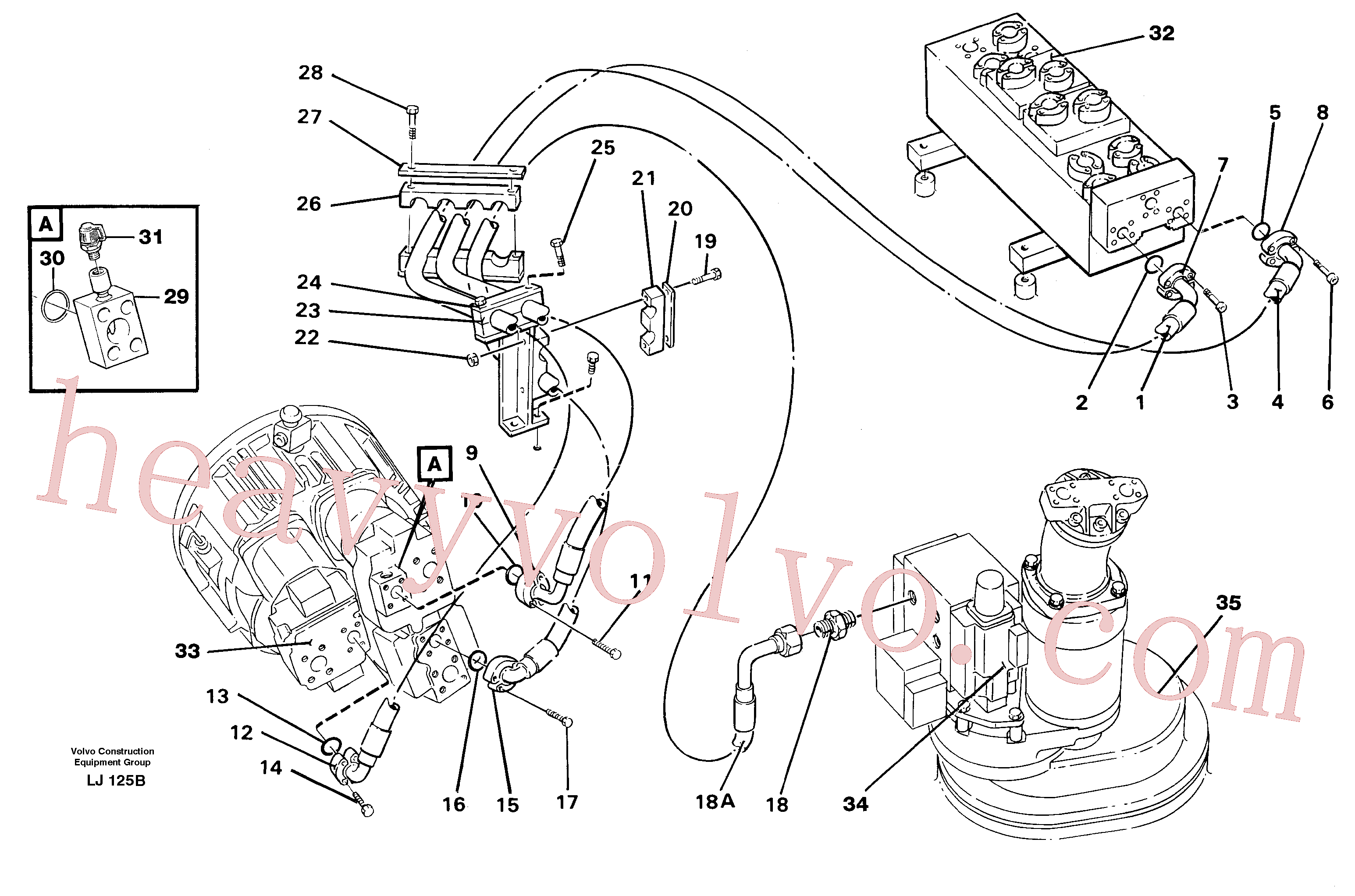 VOE14238156 Plate for Volvo Excavator Parts