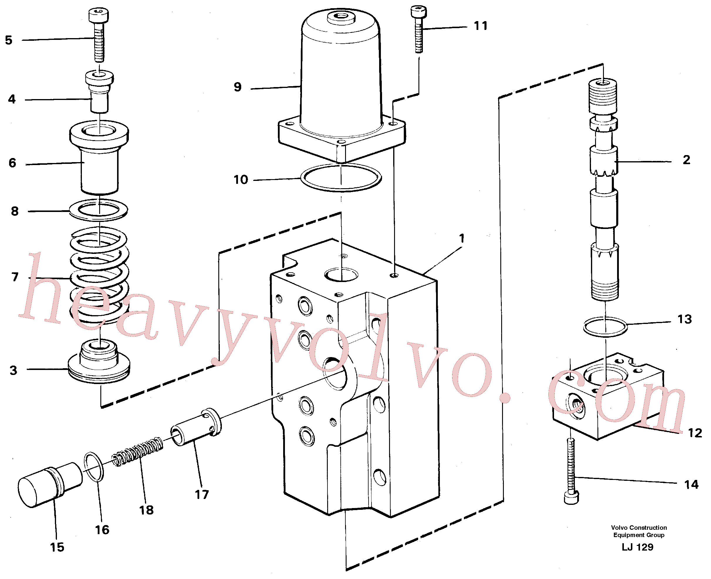 Volvo Assembly VOE14261539 Directional Valve for sale