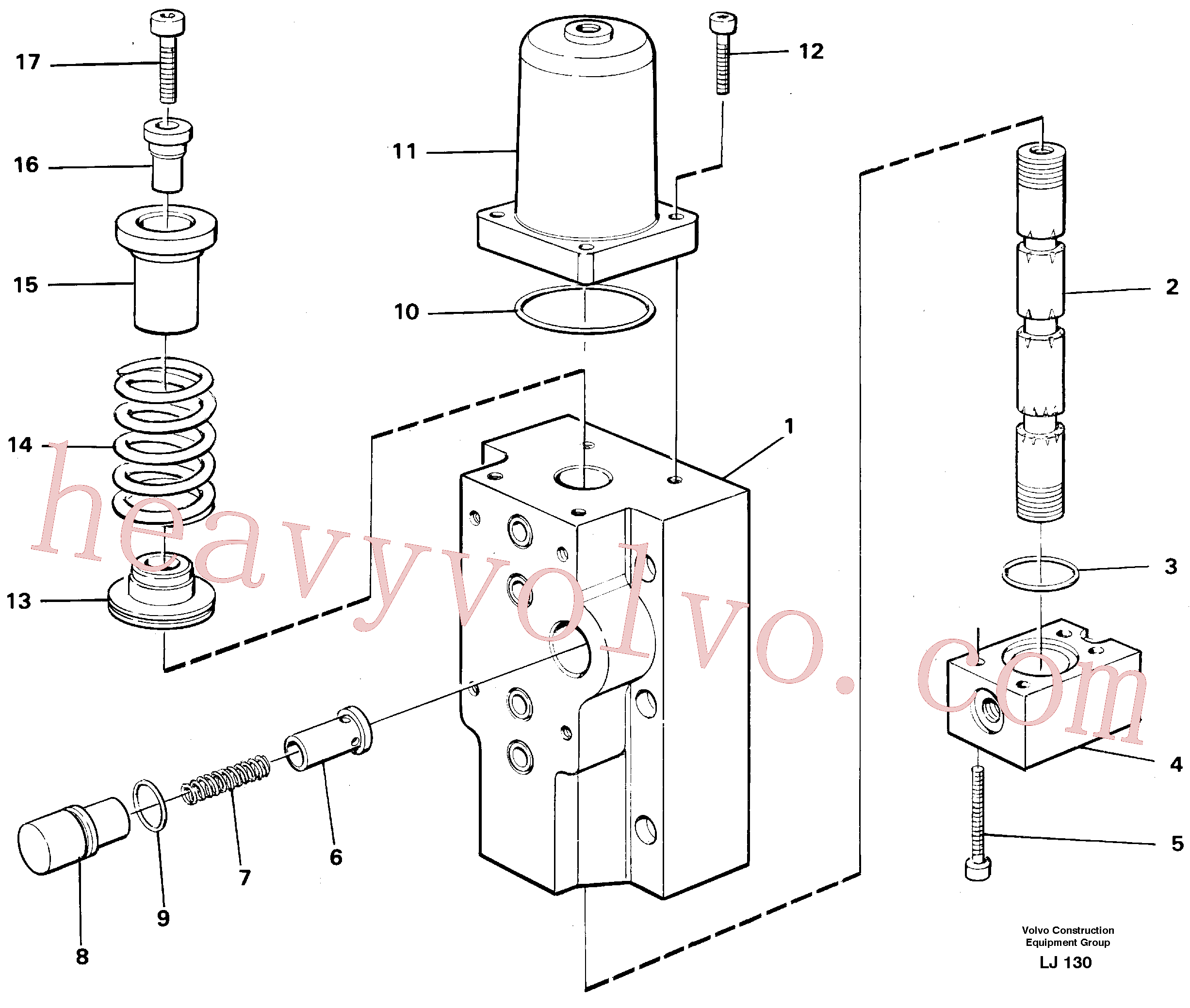 VOE14249826 Slide for Volvo Excavator spare