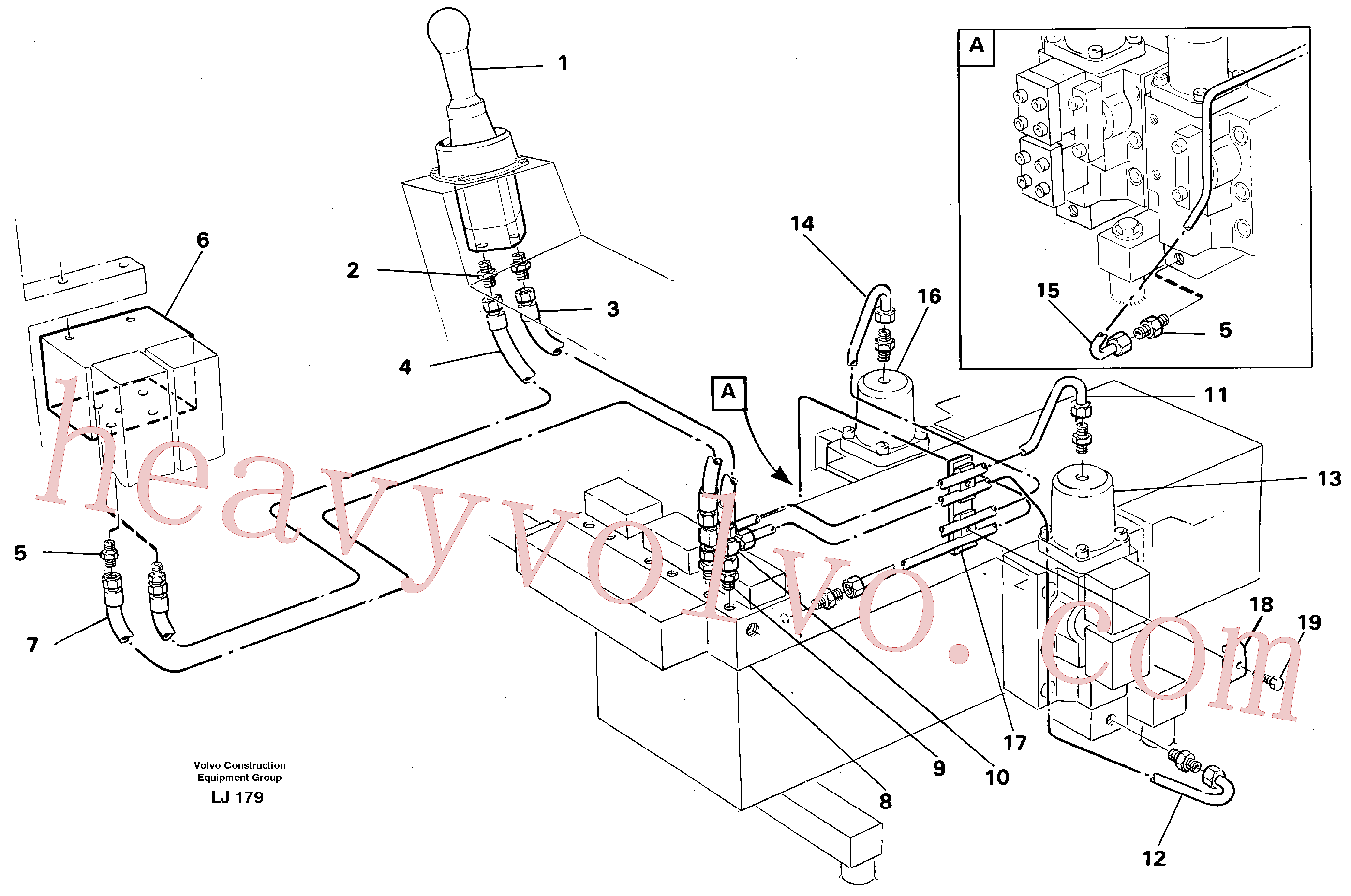 VOE14249359 Tube Assembly for Volvo Excavator Parts