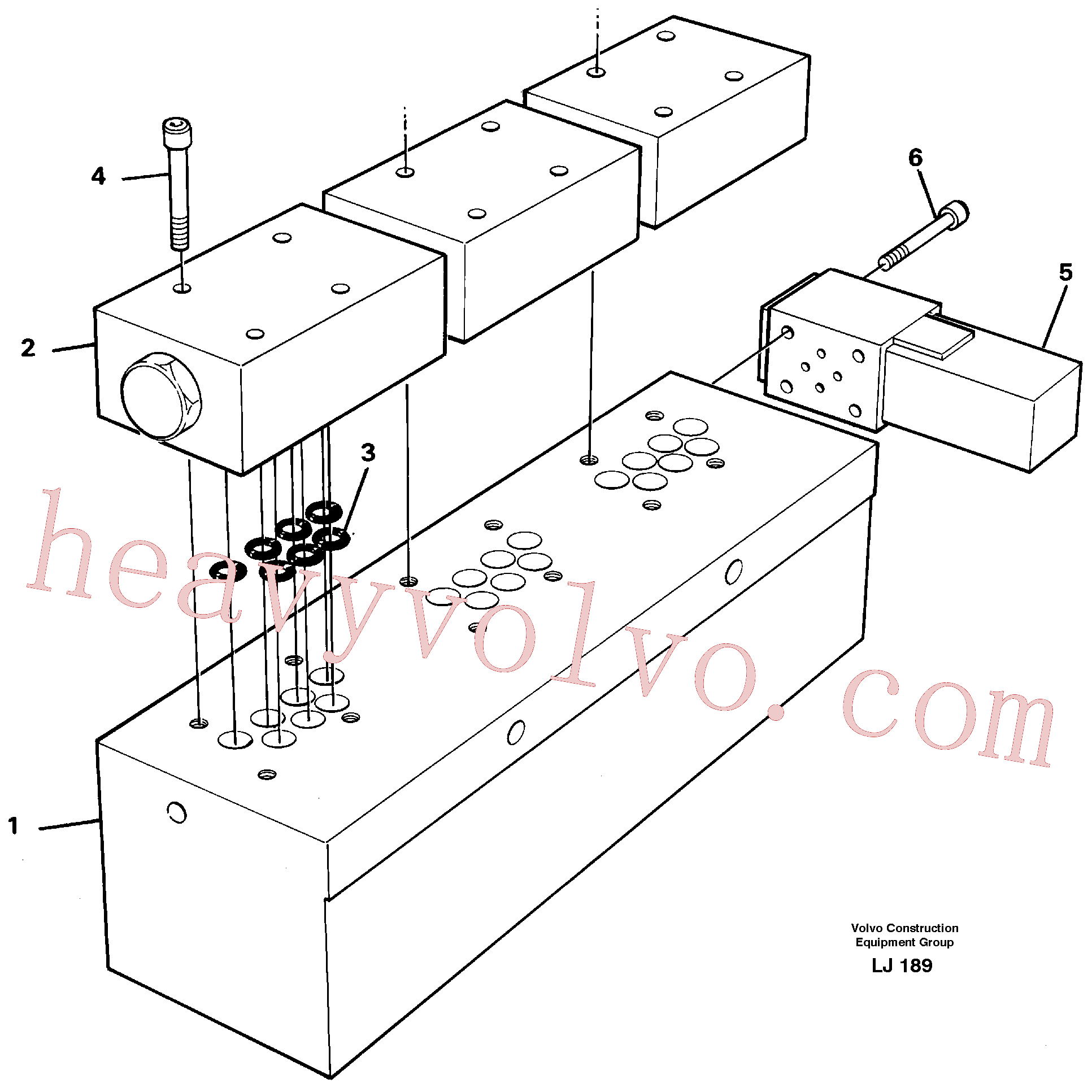 Volvo excavator part VOE14270338 Mounting plate for sale