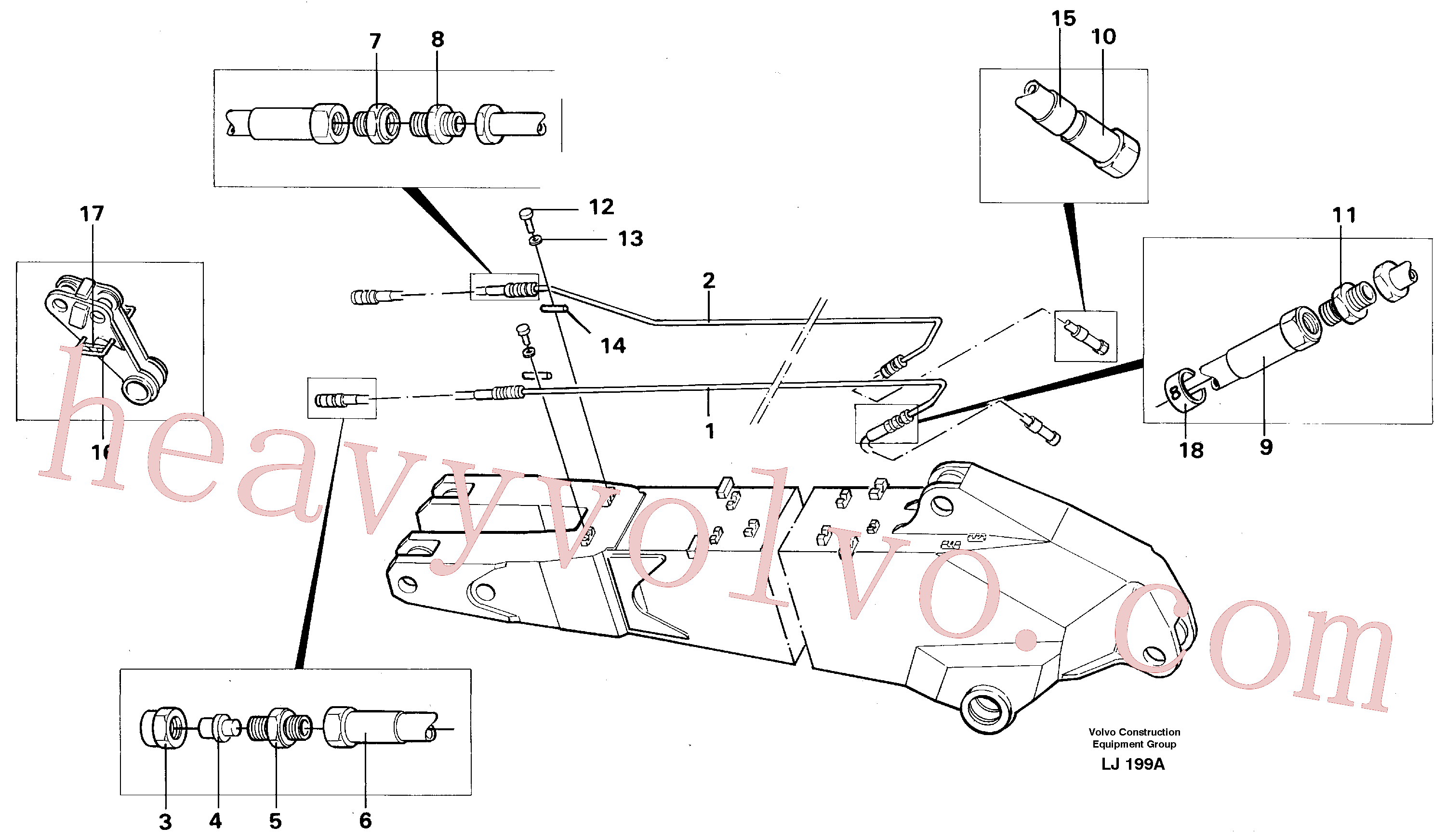 Volvo VOE14240729 Tube Assembly aftermarket part for sale