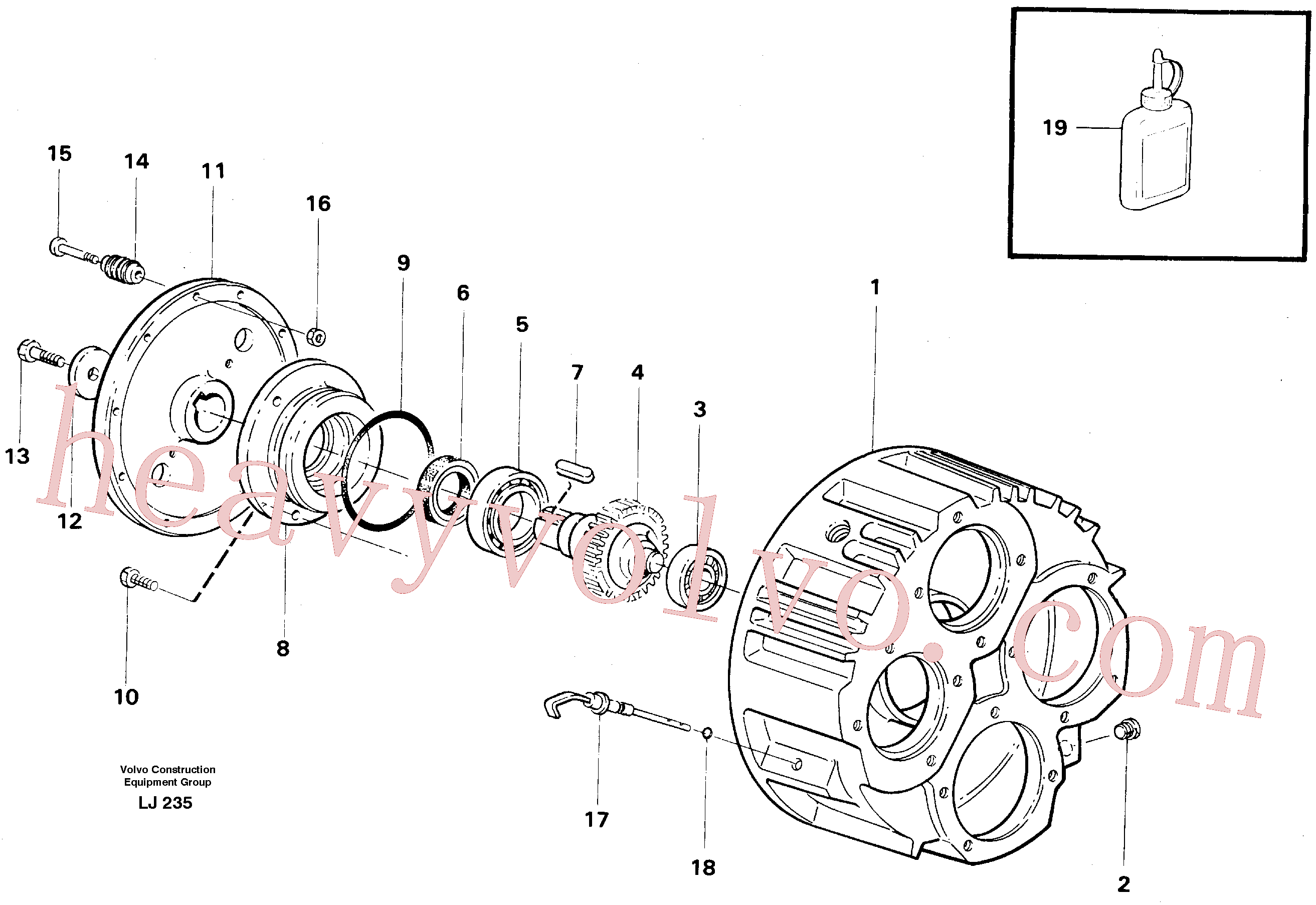 Wholesale VOE940176 Hexagon nut for Volvo Excavator