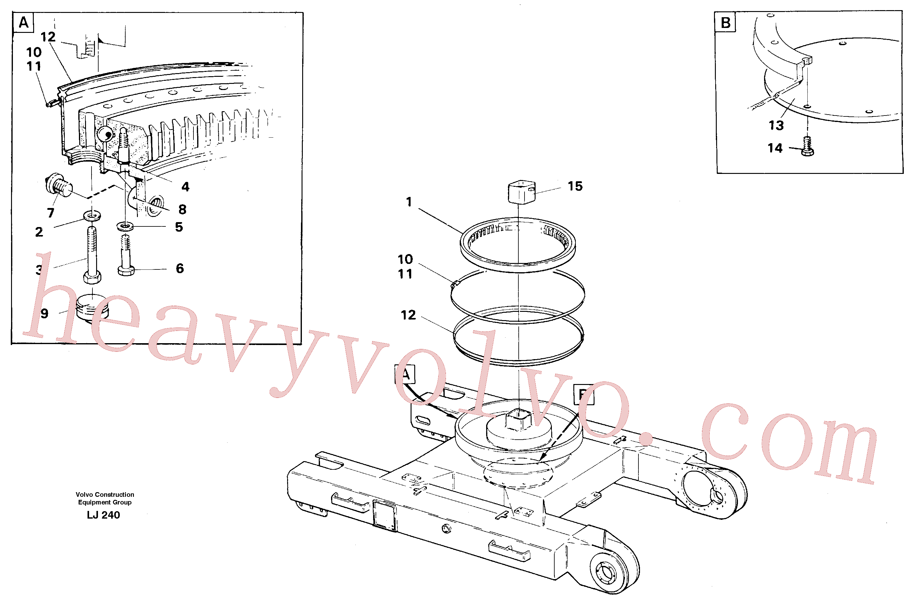 VOE14233513 Hose Passage for Volvo Excavator Parts