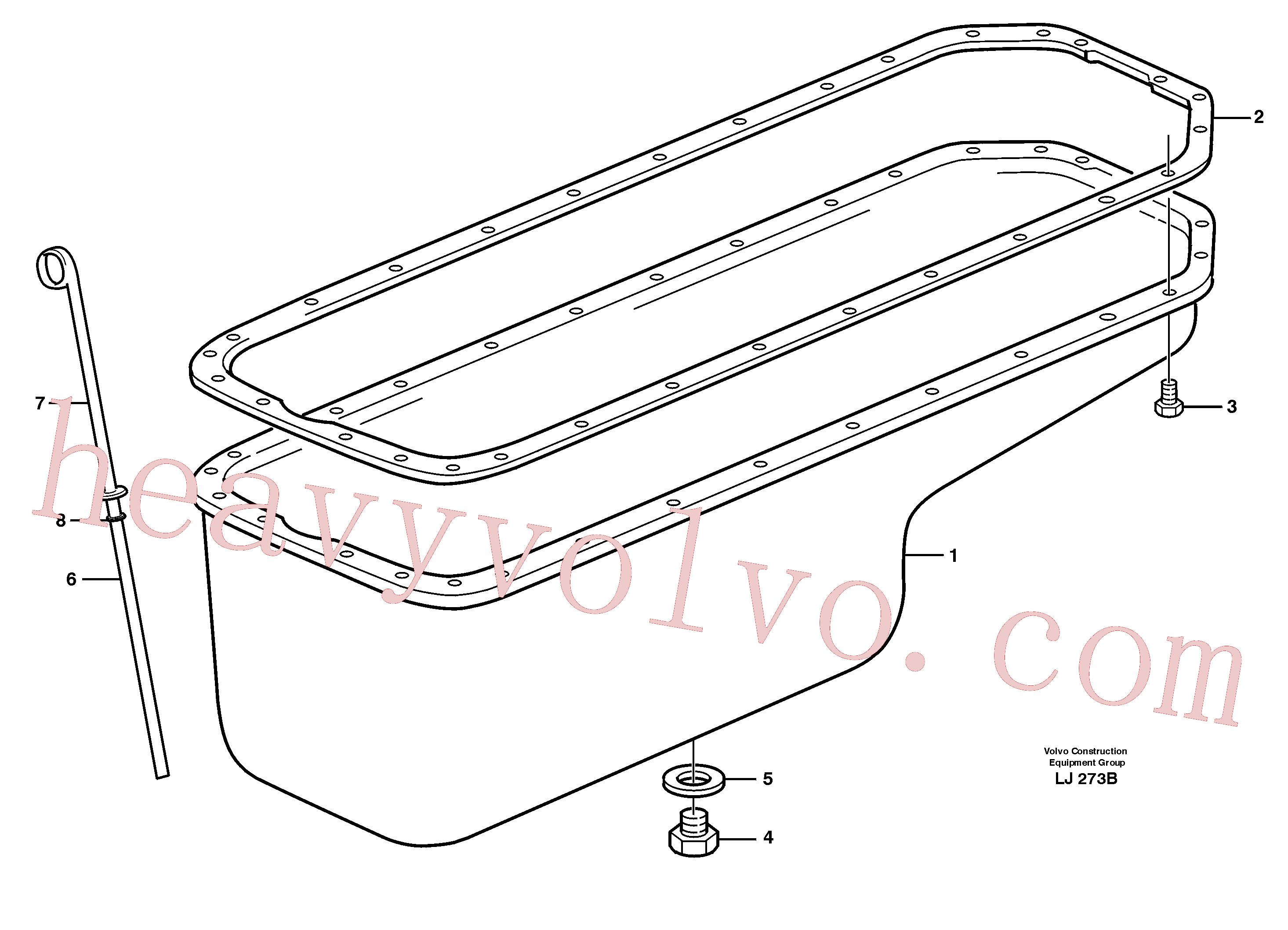 China Made VOE955984 O-ring parts for Volvo Excavator