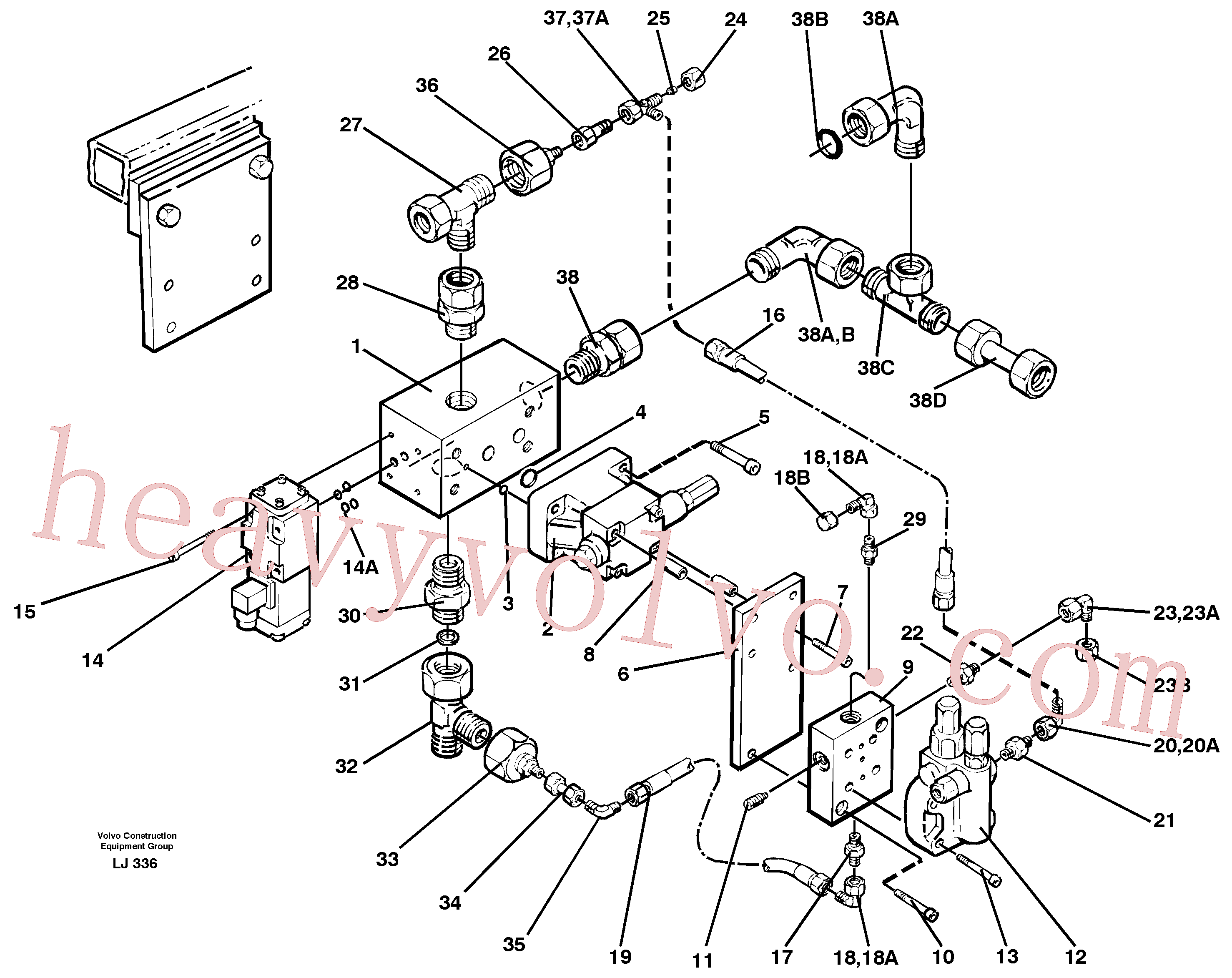 Volvo Assembly VOE14239610 Fitting for sale