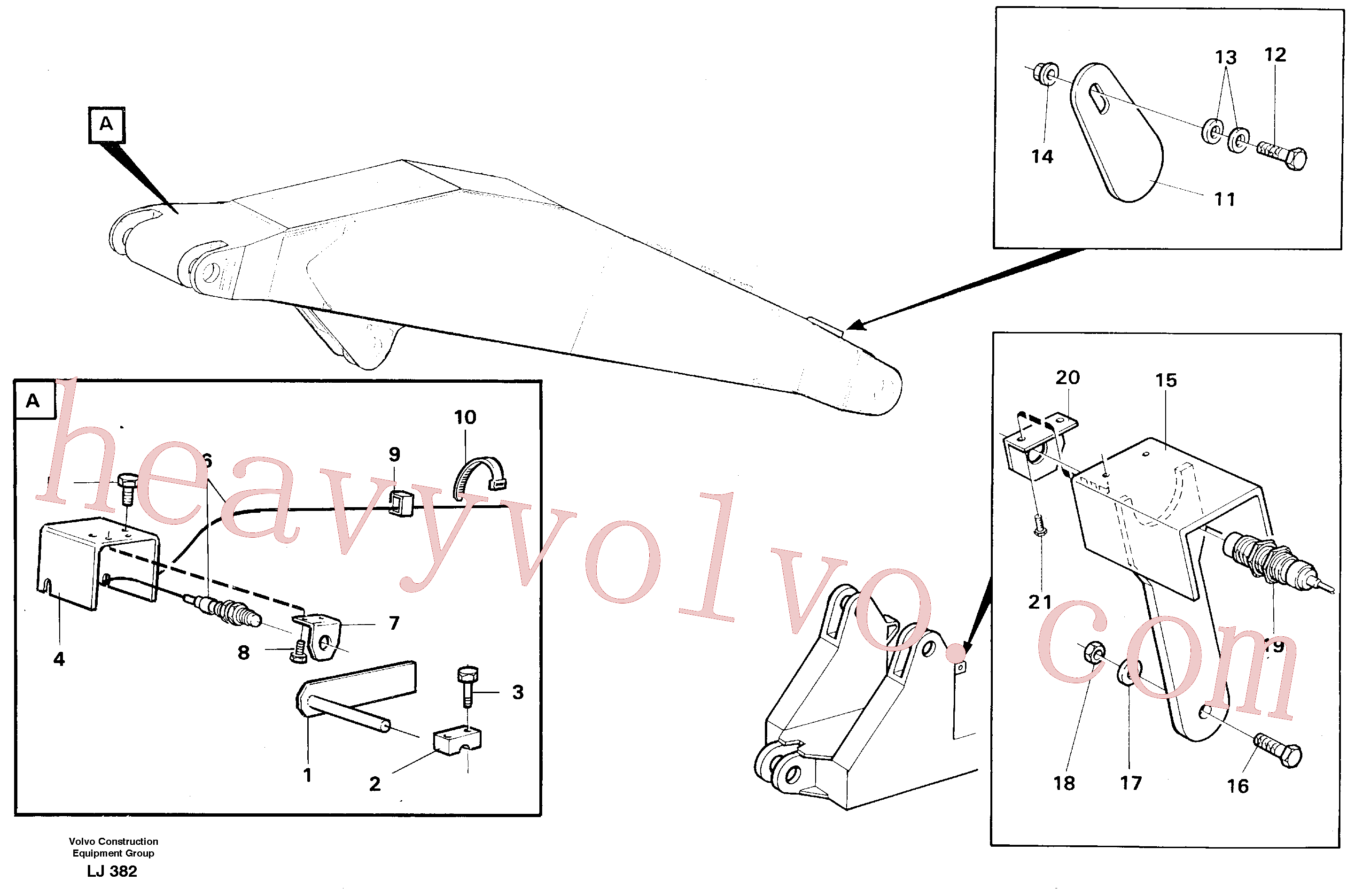 Volvo VOE14243096 Arm aftermarket part for sale