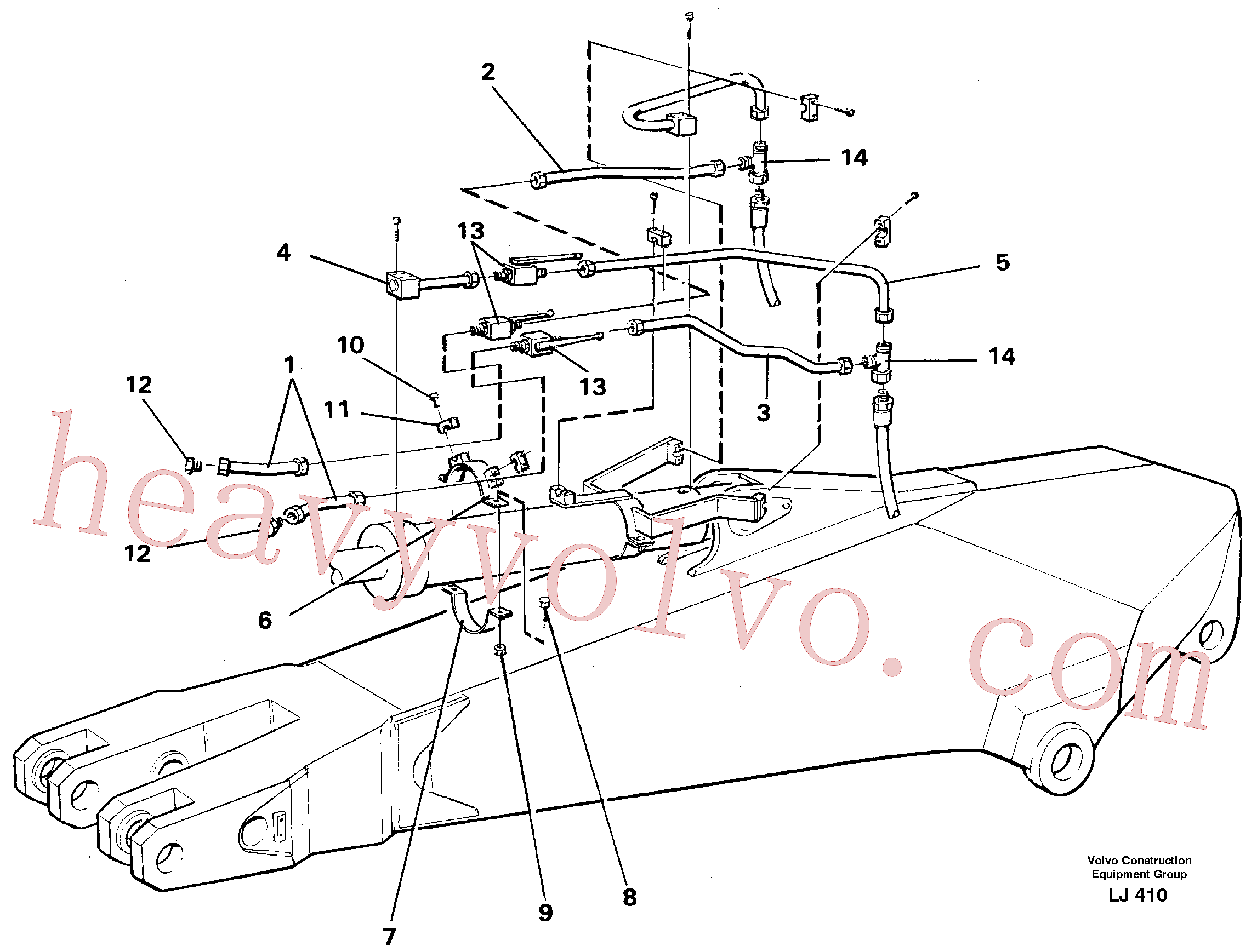 Volvo VOE14249976 Tube Assembly aftermarket part for sale