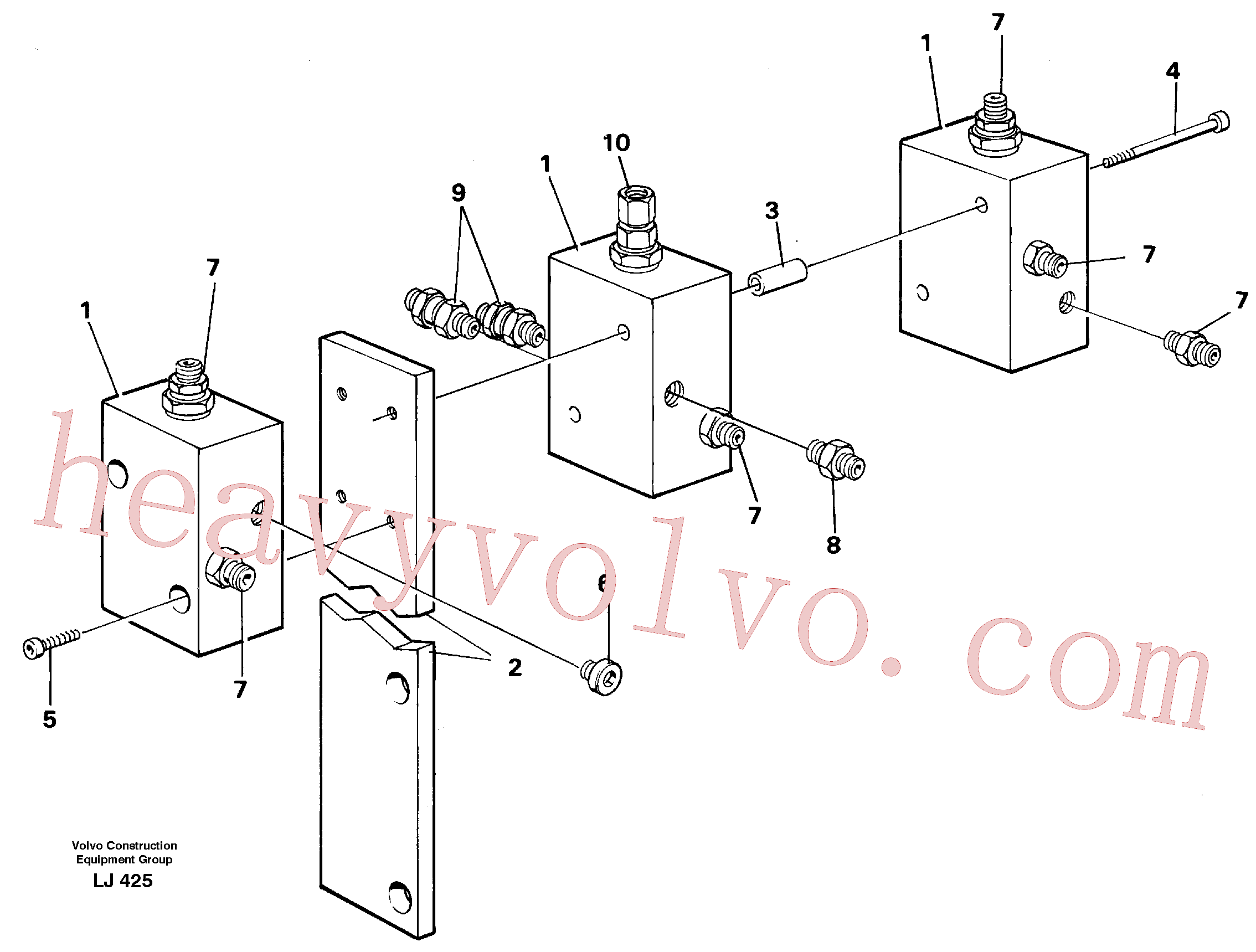 Wholesale VOE963110 Lock nut for Volvo Excavator