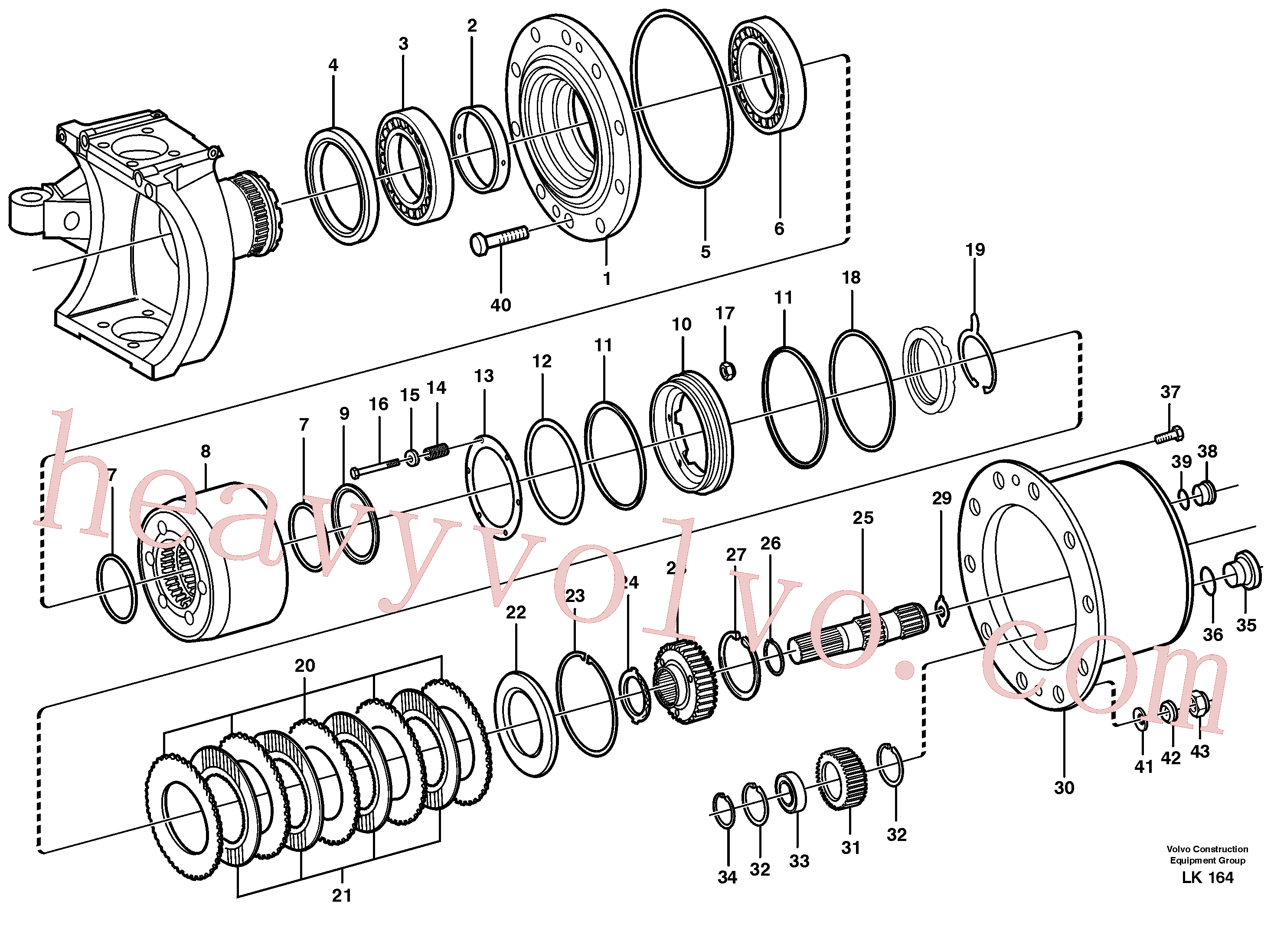 Volvo ZM5230870 Thrust washer aftermarket part for sale