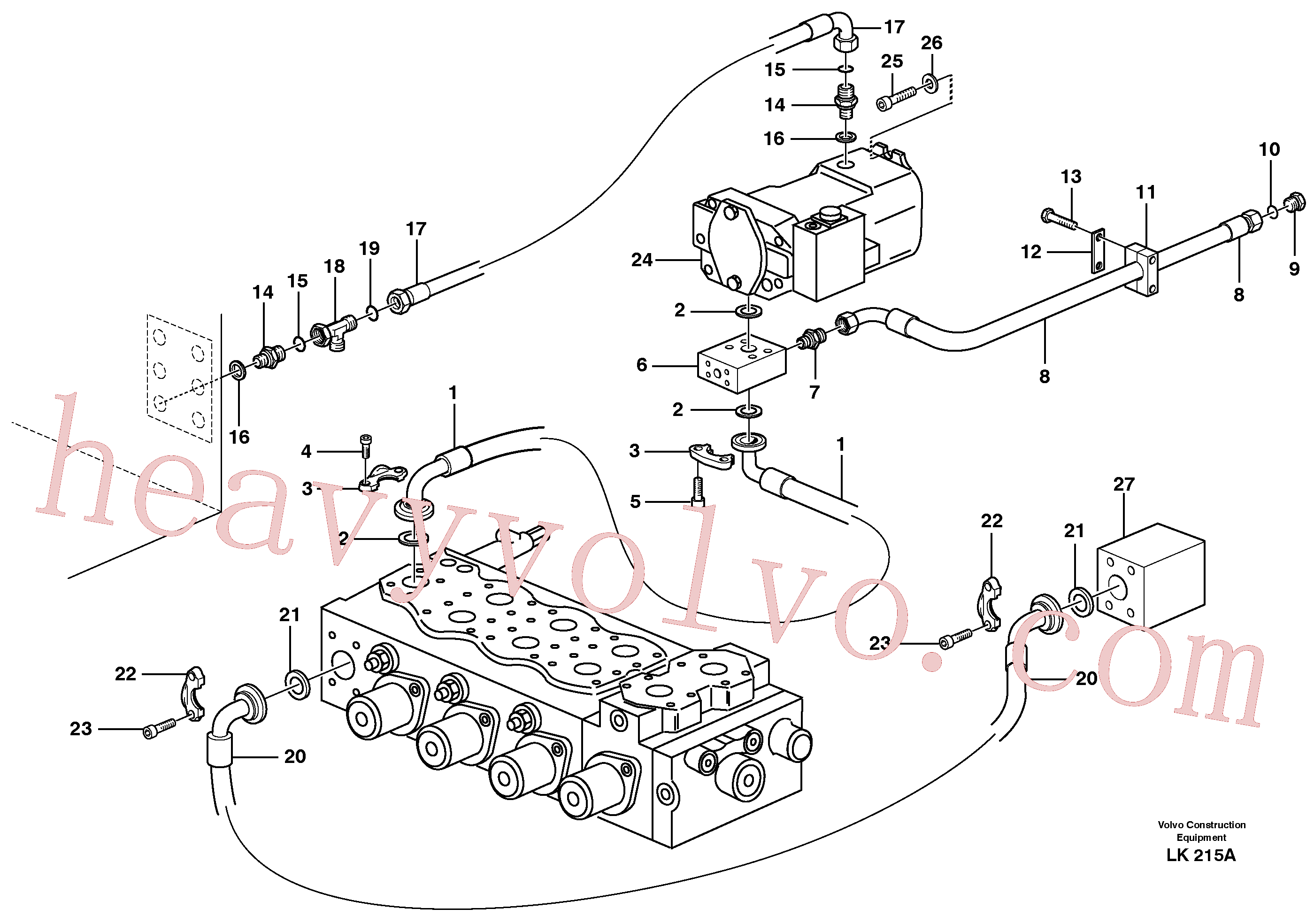 China Made VOE14379239 Clip parts for Volvo Excavator