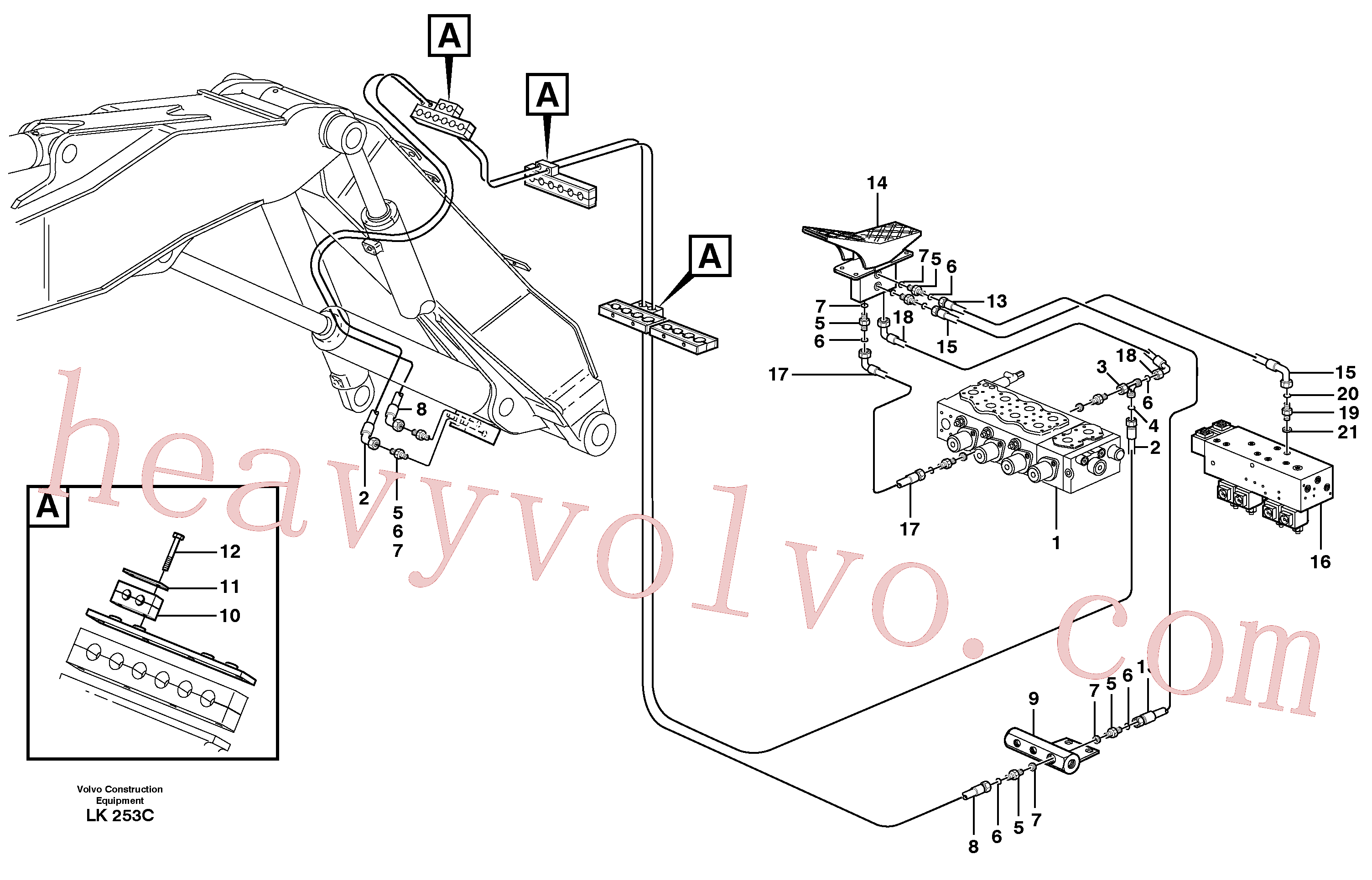 VOE14378760 Pilot for Volvo Excavator Parts