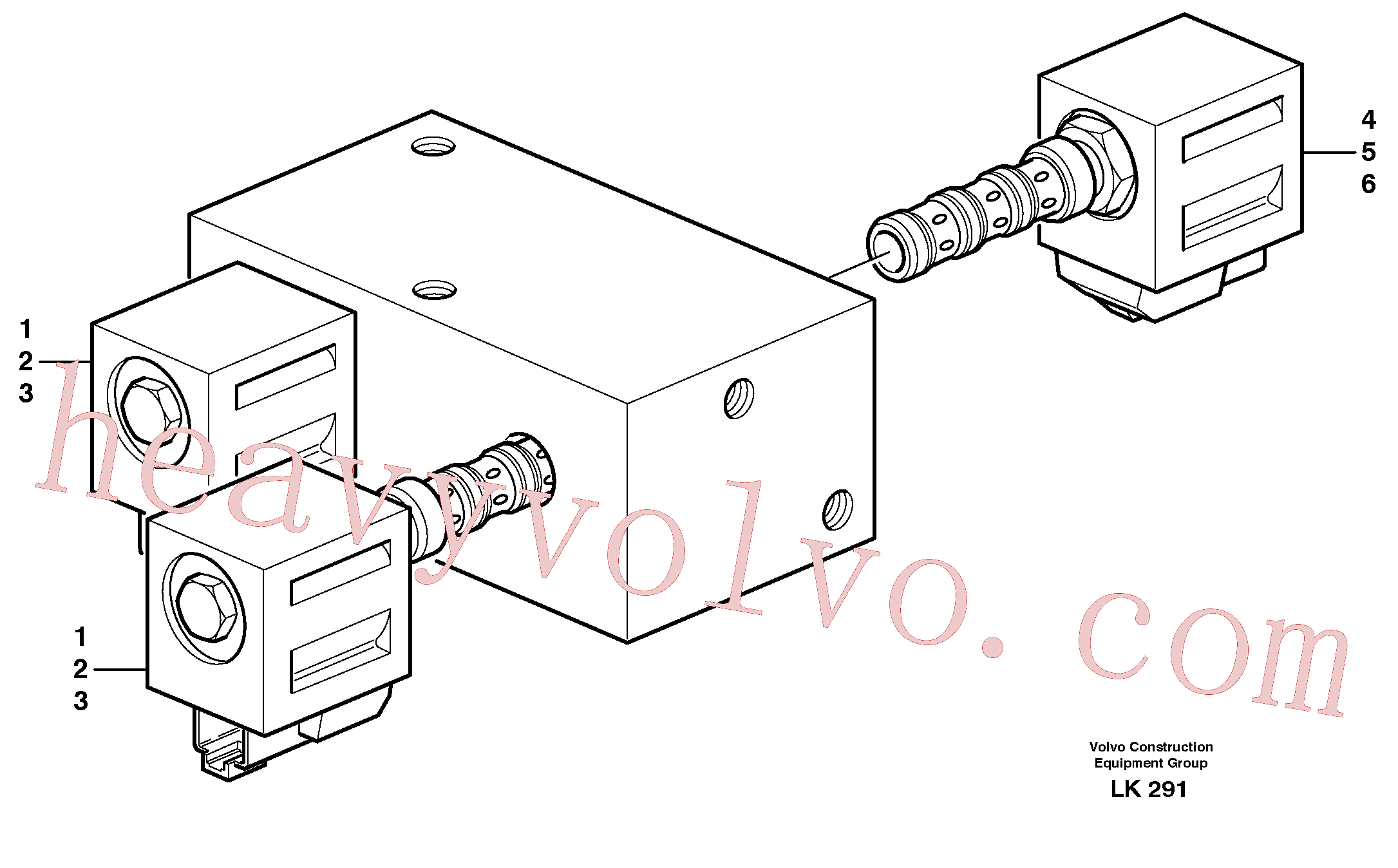 China Made VOE11708585 Solenoid valve parts for Volvo Excavator