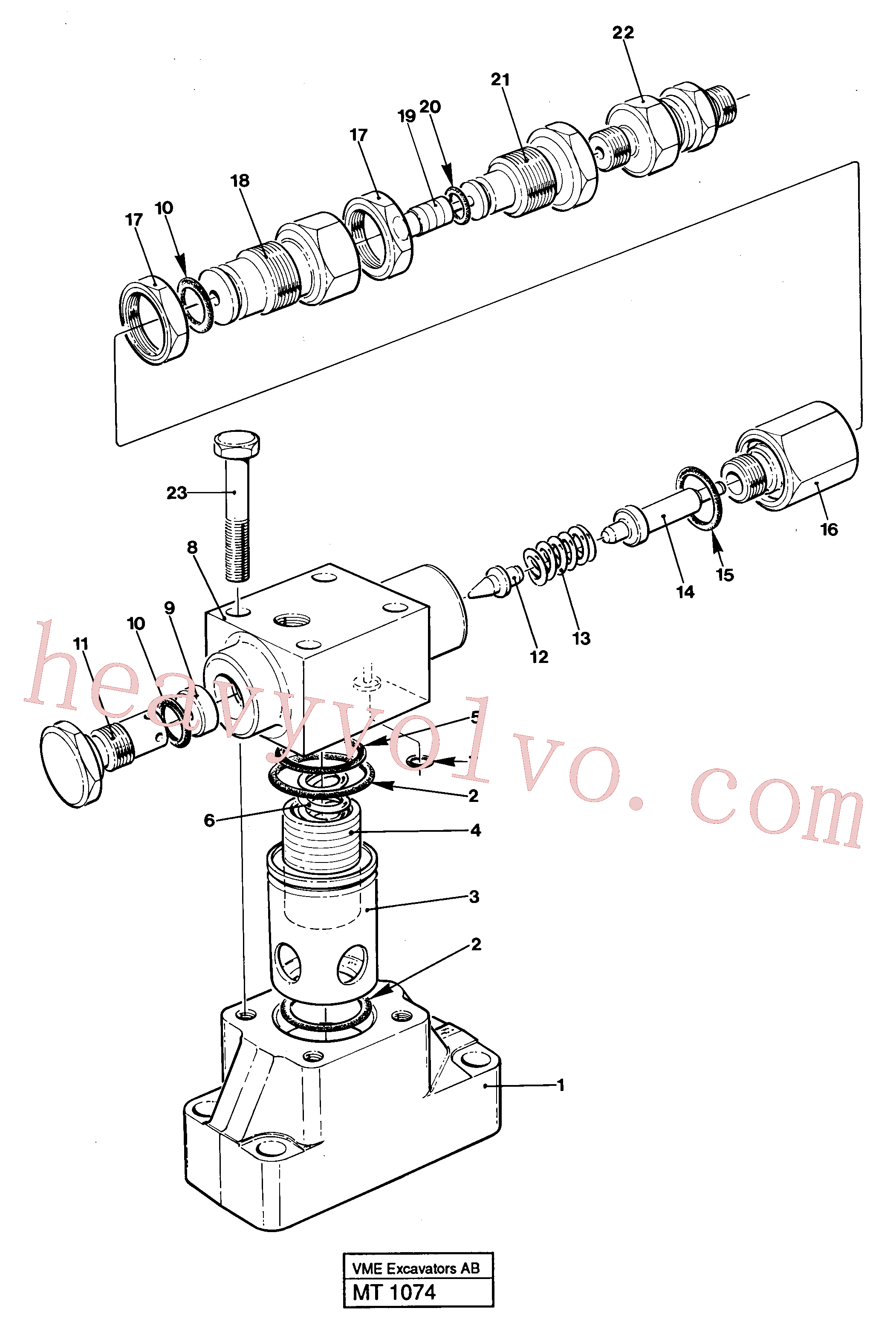 China Made VOE925056 O-ring parts for Volvo Excavator