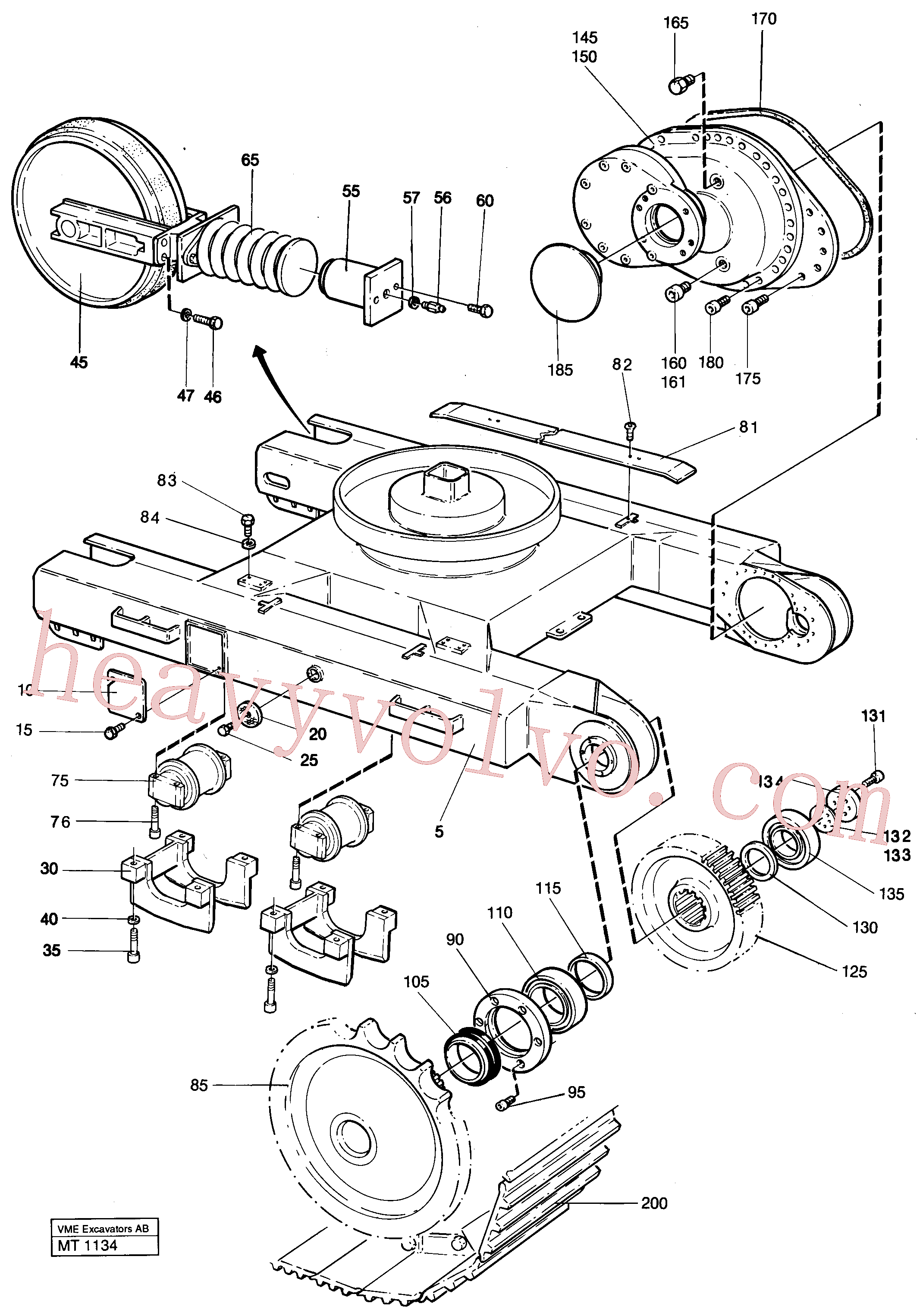 Volvo Assembly VOE14016535 V-ring for sale