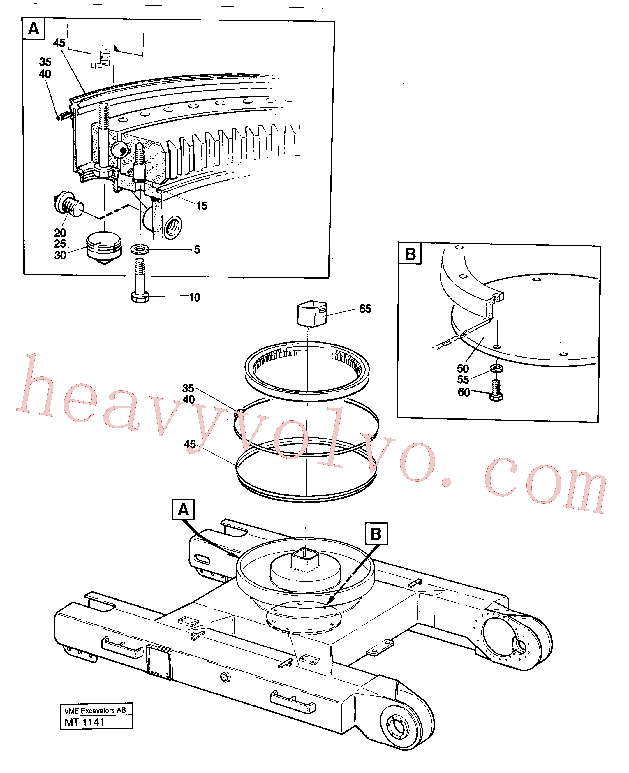 VOE14233513 Hose Passage for Volvo Excavator Parts
