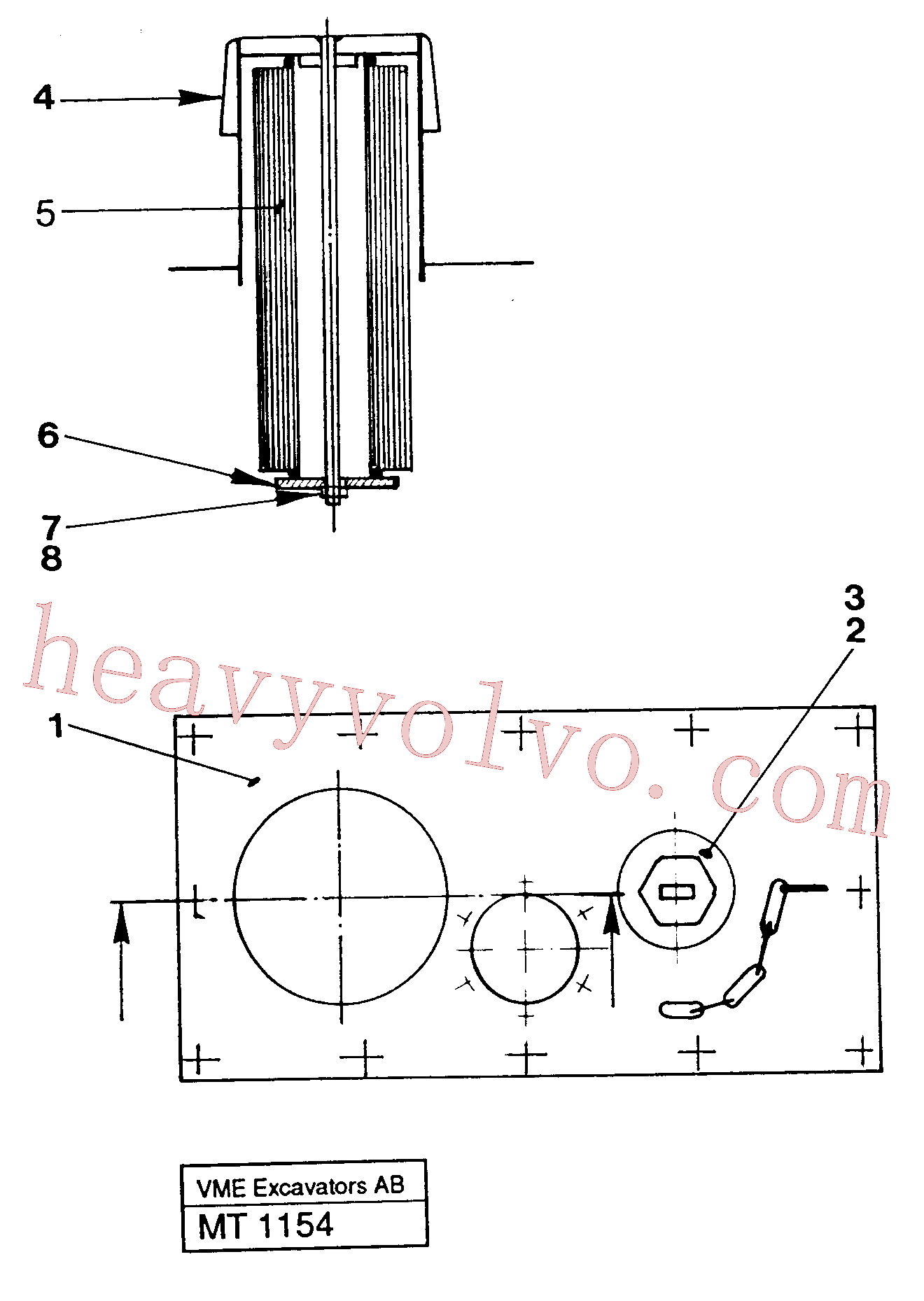 Volvo excavator part VOE14014293 Cover for sale