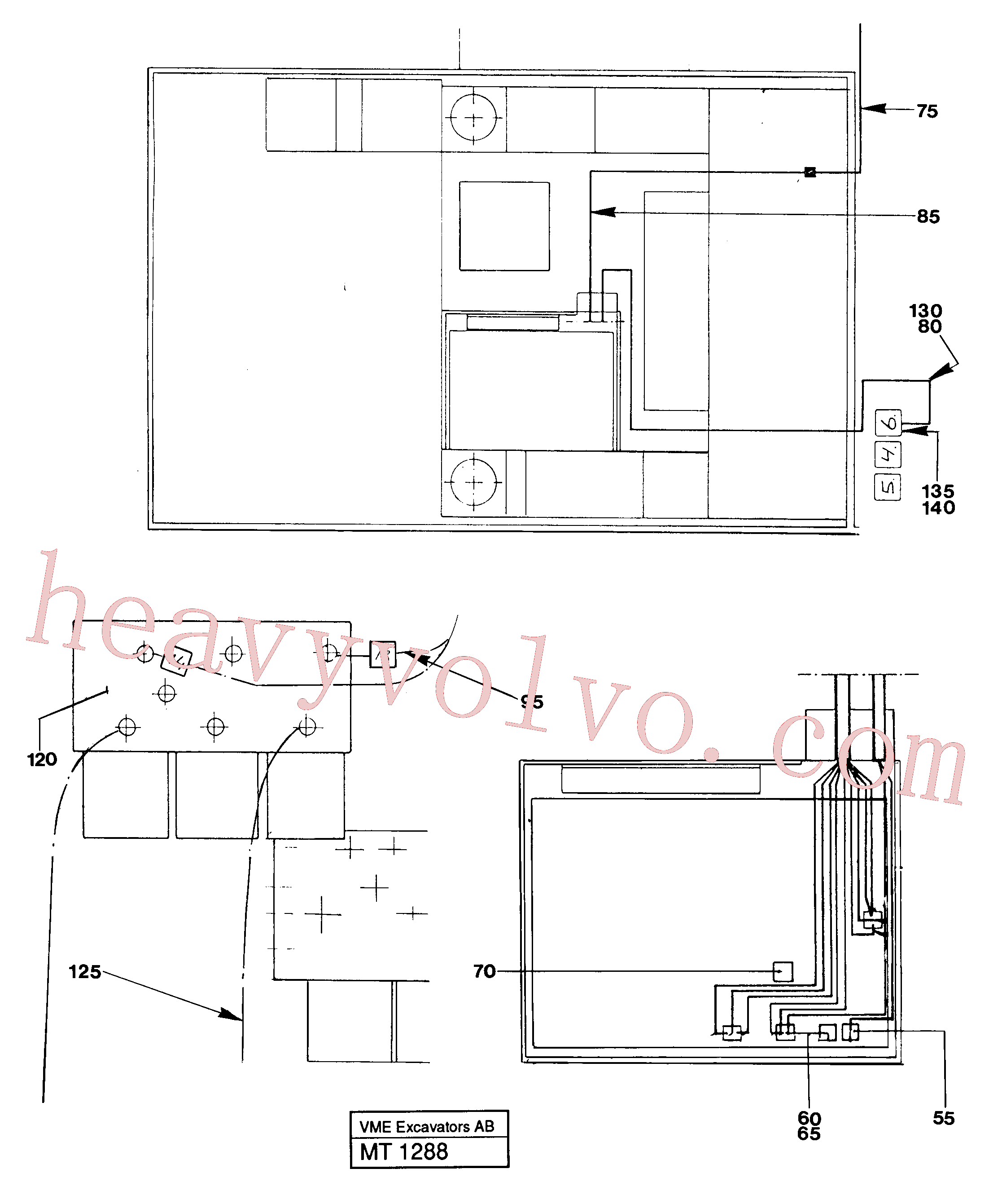 VOE14244435 Valve body for Volvo Excavator spare
