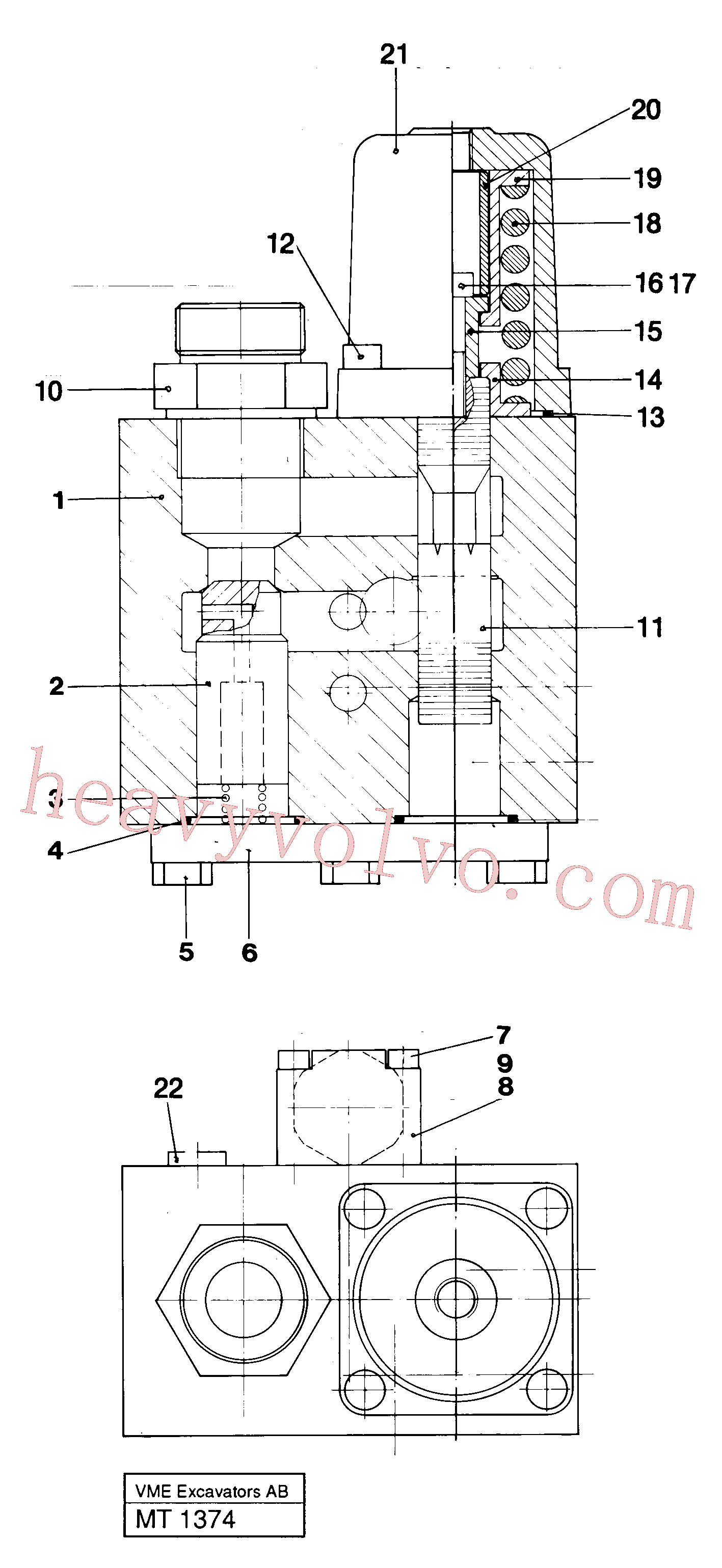 Volvo VOE14241321 Slide aftermarket part for sale