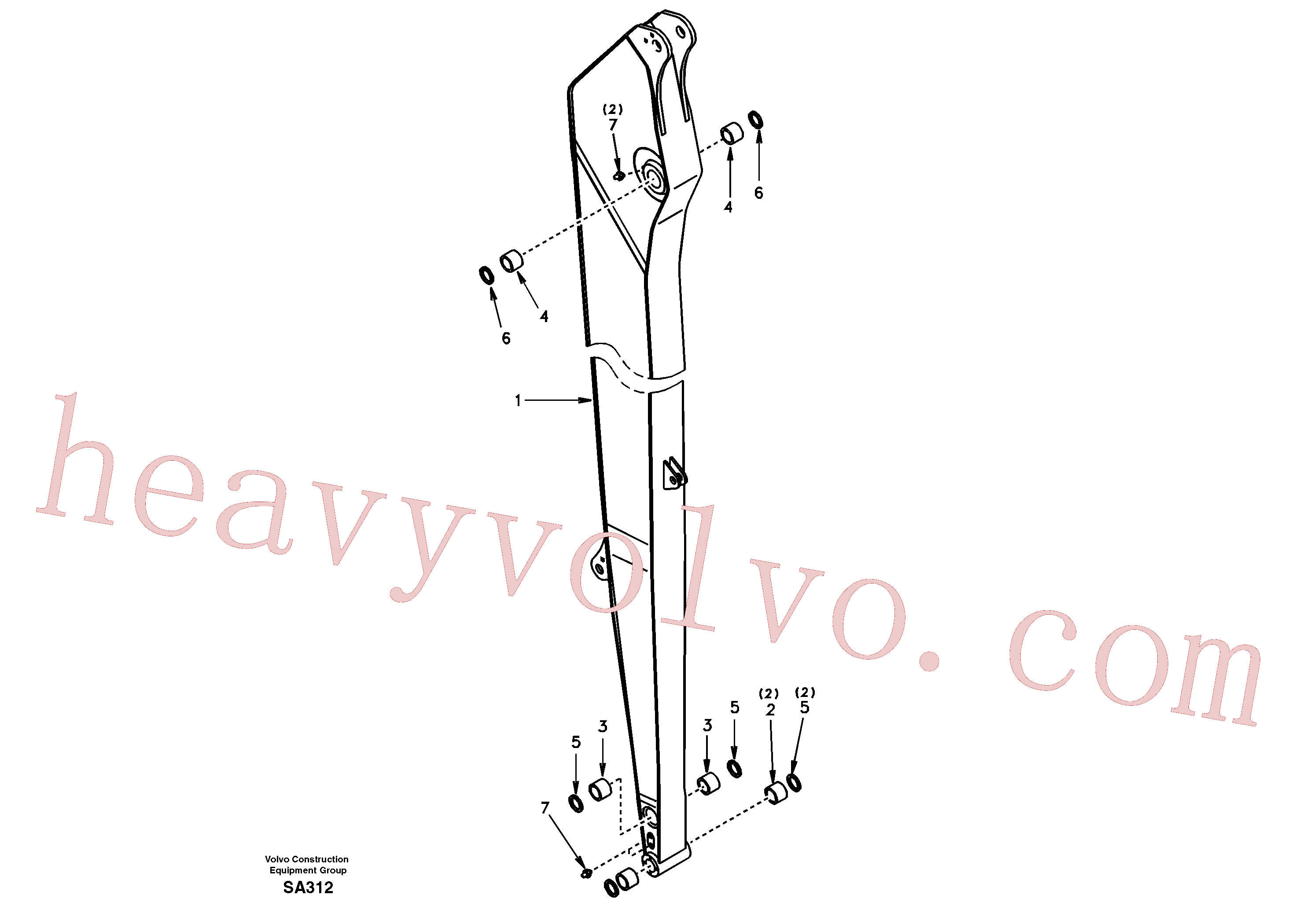 Wholesale VOE14500180 Arm for Volvo Excavator