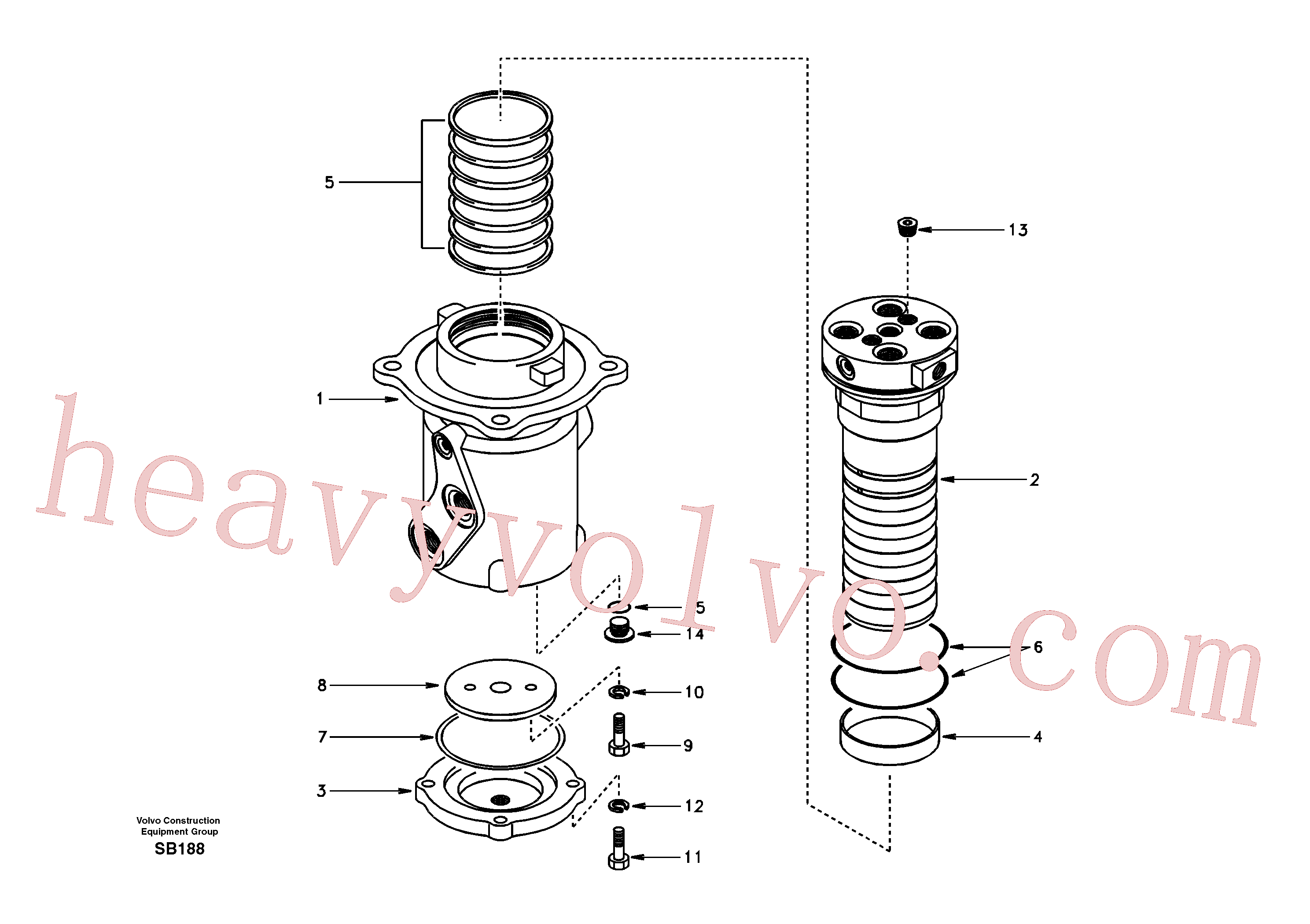 Volvo excavator part VOE1046-05420 Seal for sale
