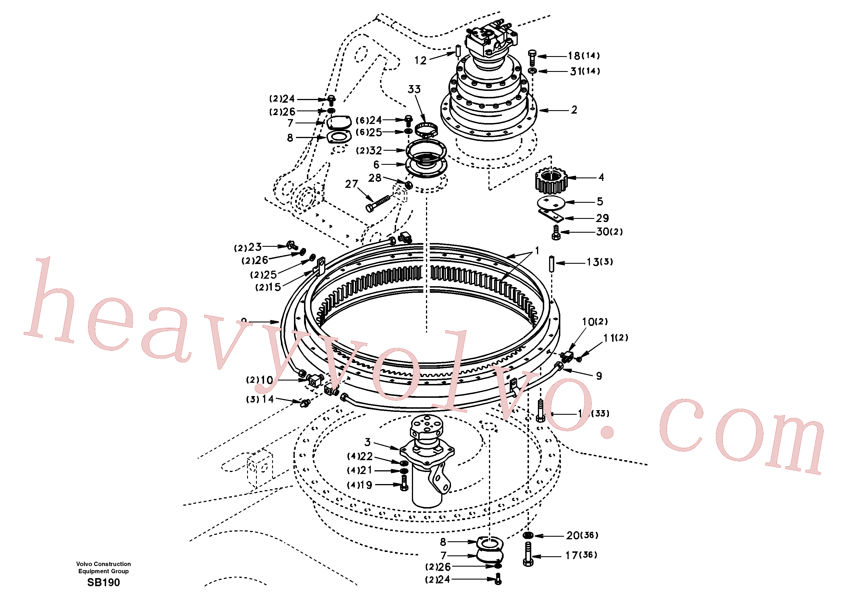 Wholesale SA9011-22014 Bolt for Volvo Excavator