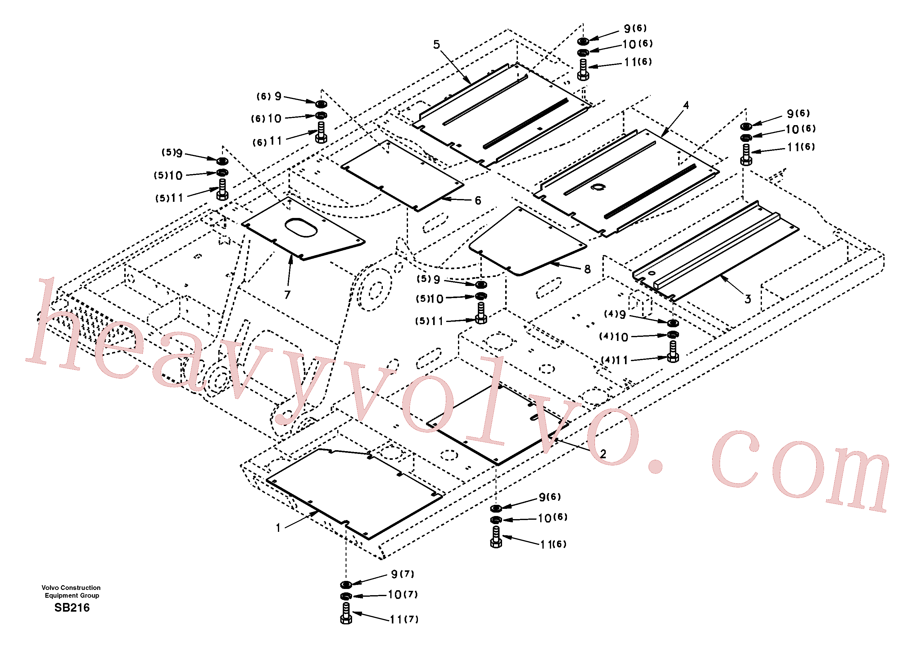 Volvo SA9213-12000 Spring washer aftermarket part for sale