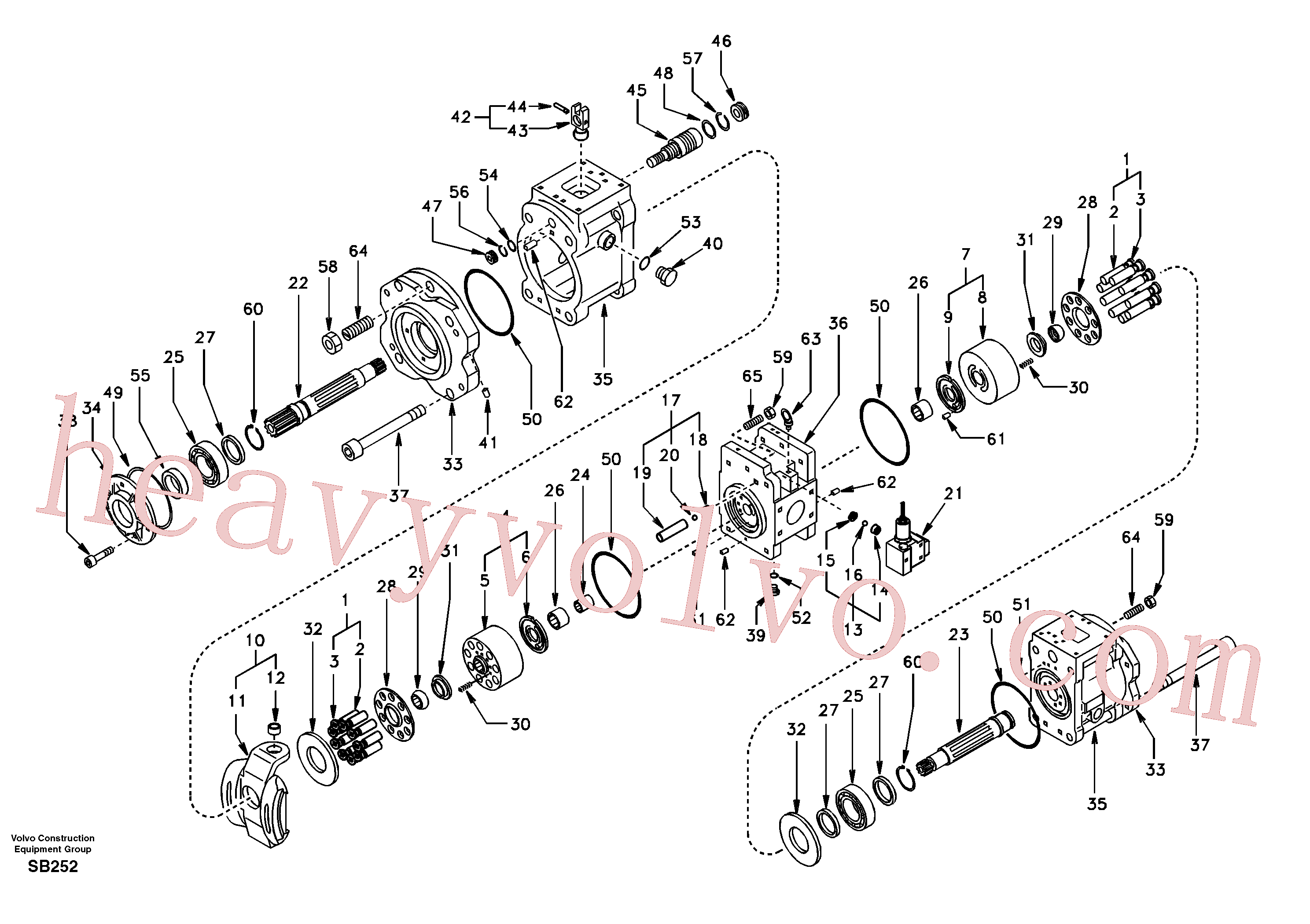 SA8230-09350 Flange connection for Volvo Excavator spare
