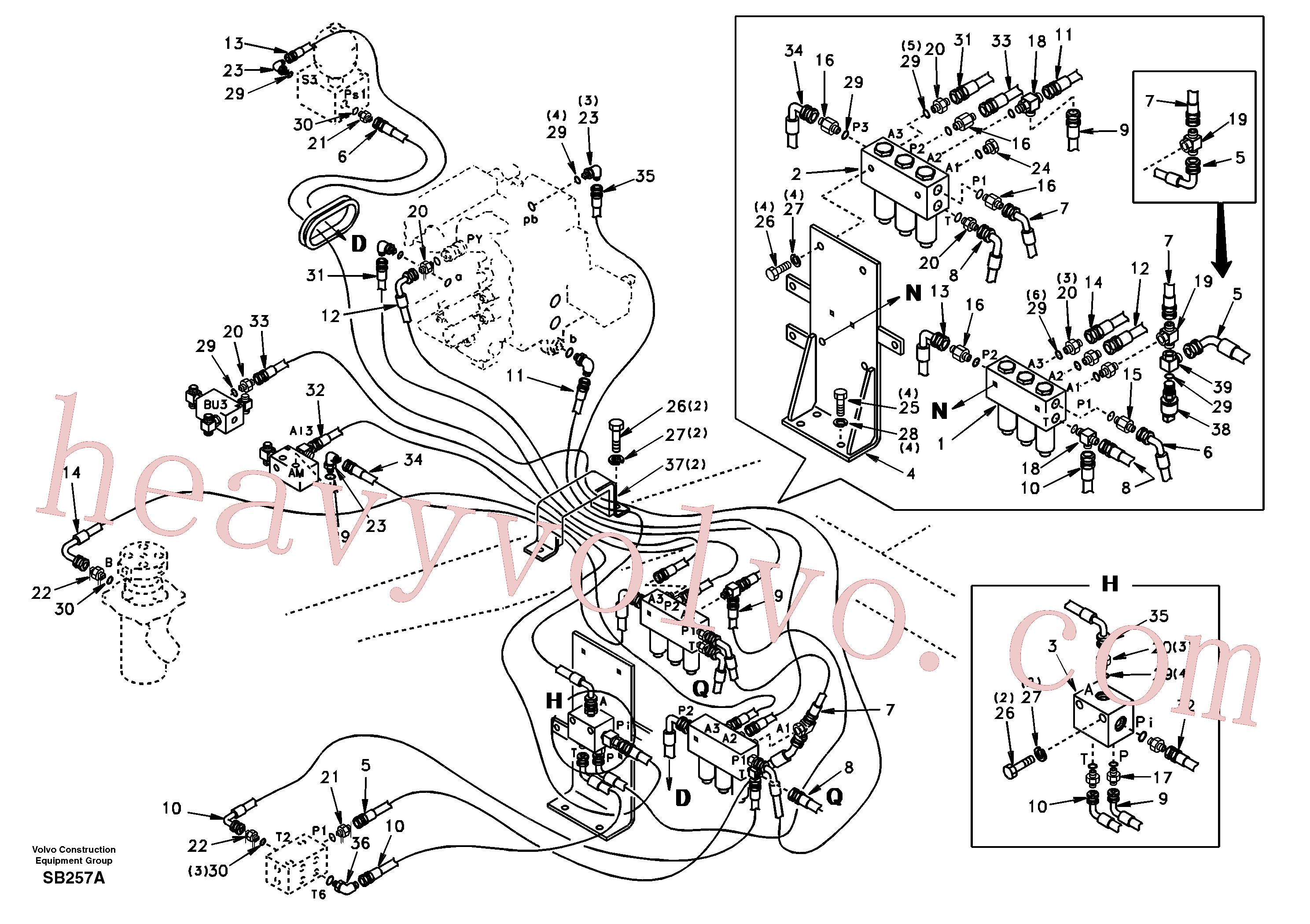 SA1148-00040 Solenoid valve for Volvo Excavator Parts
