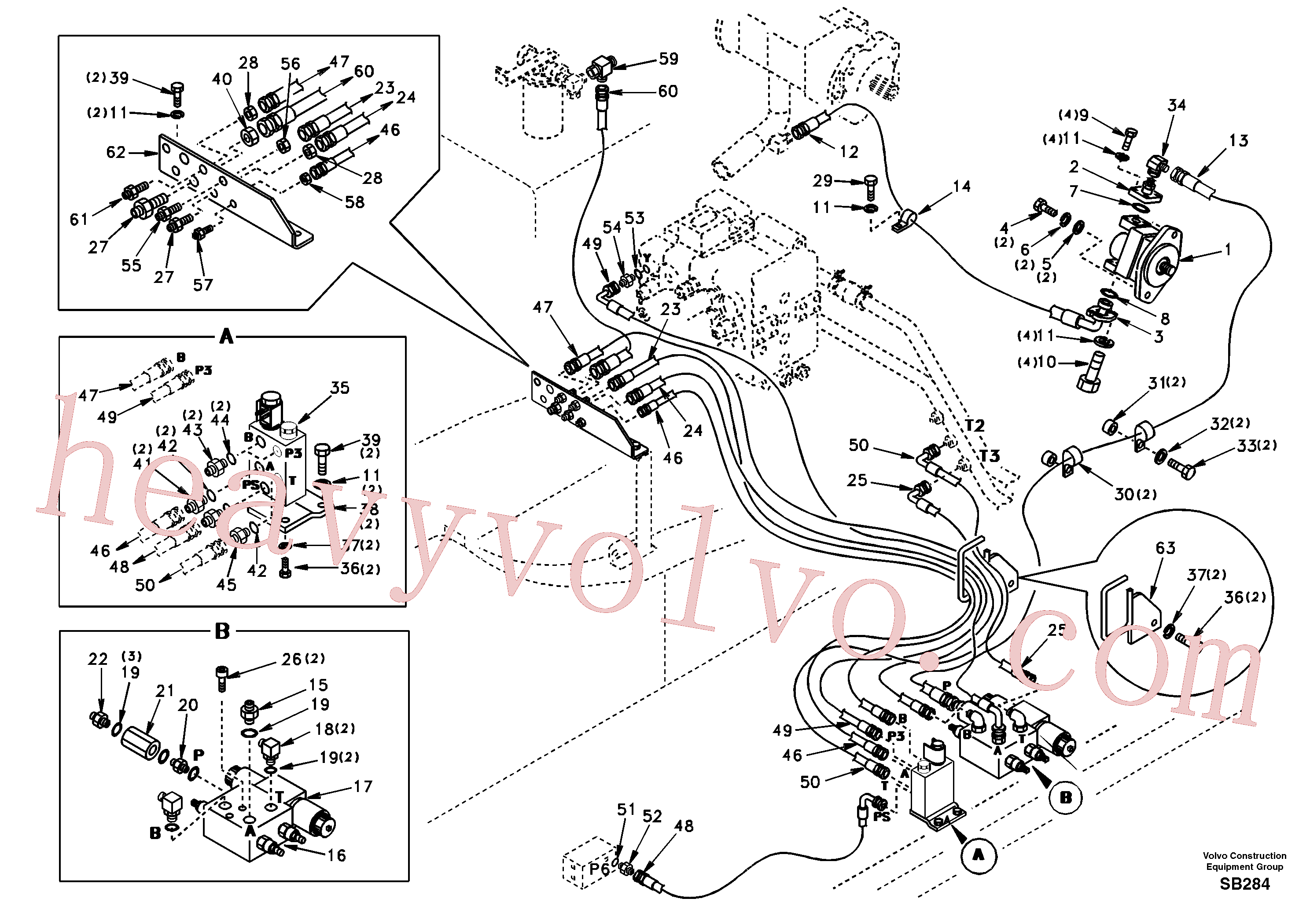 SA7210-01230 Gear Pump for Volvo Excavator spare