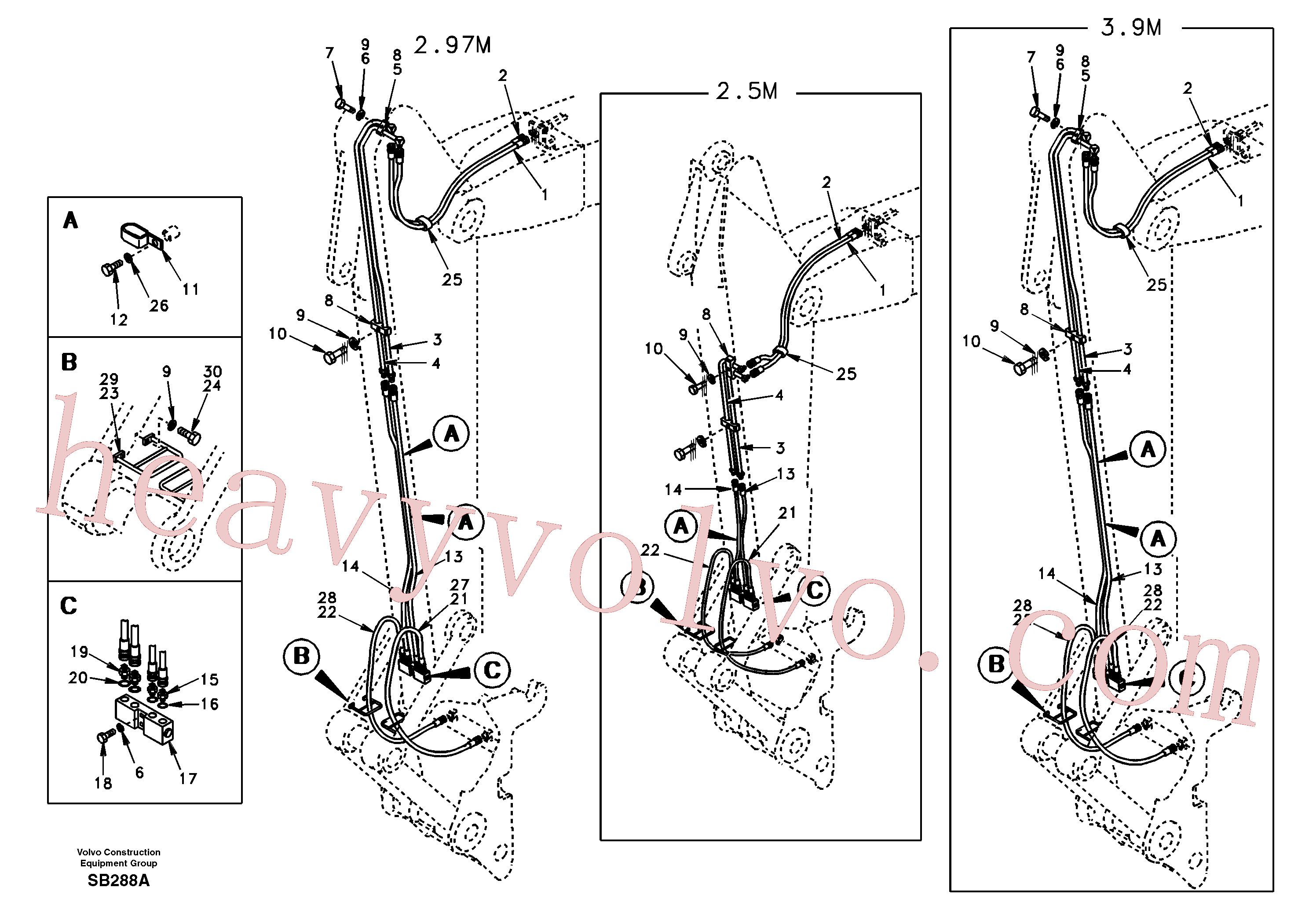 Volvo Assembly VOE14880101 Hose assembly for sale