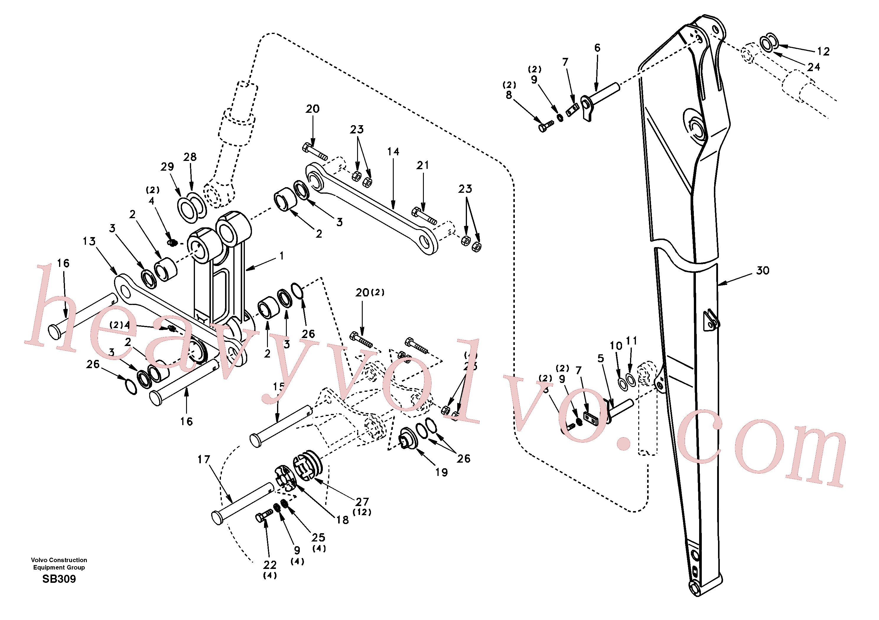 SA9561-06520 Seal for Volvo Excavator Parts