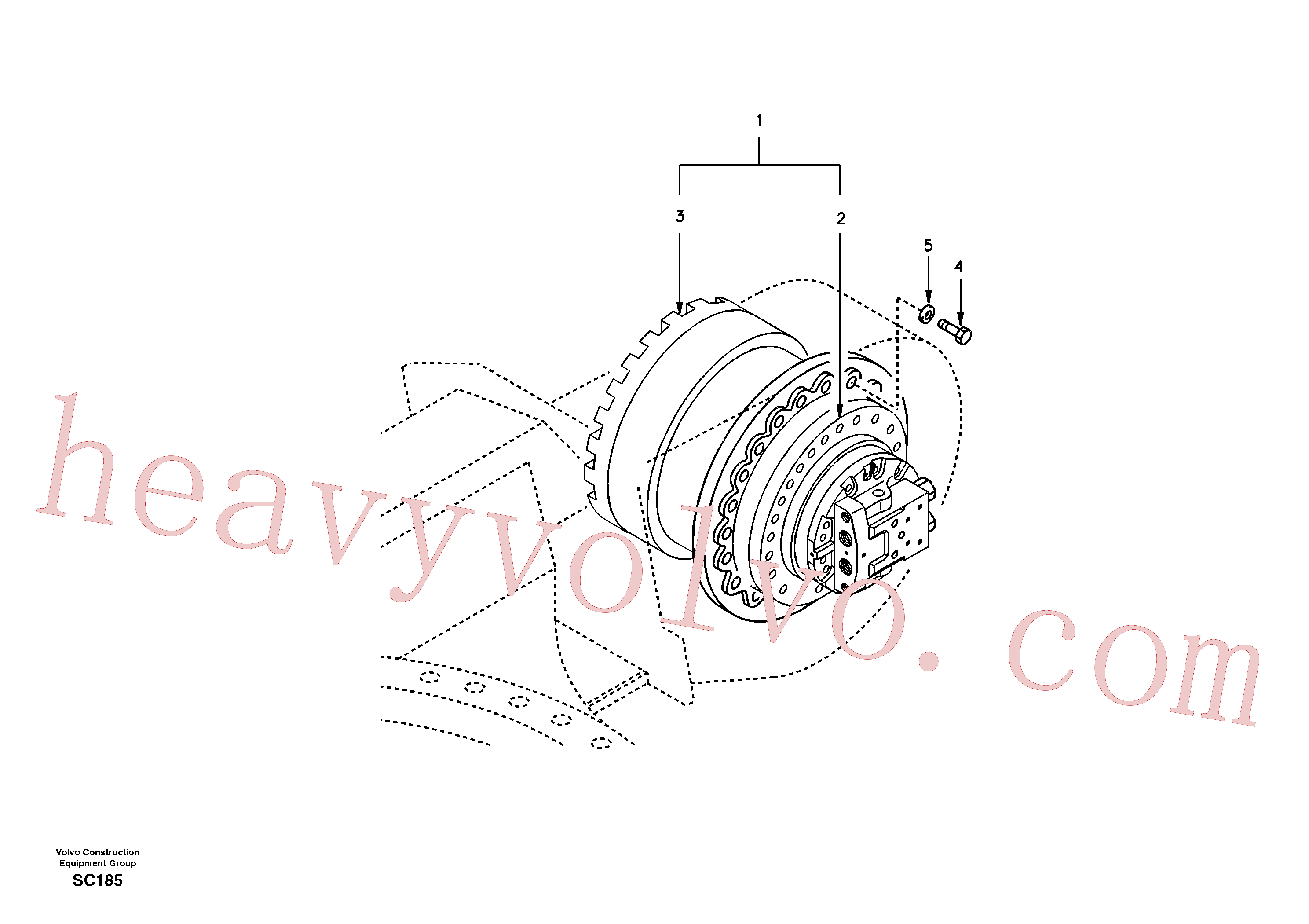 Volvo VOE60110321 Hexagon screw aftermarket part for sale