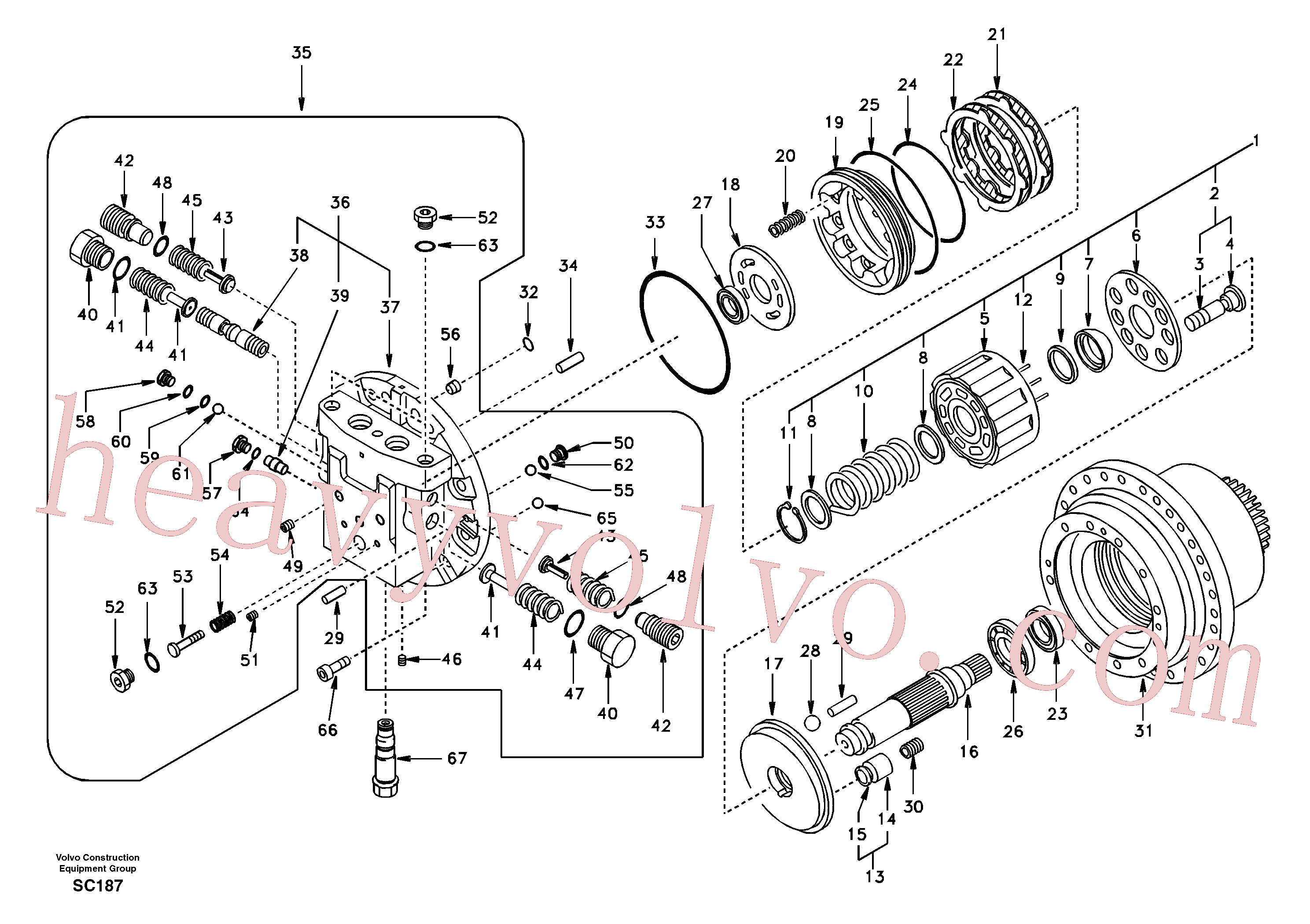 Volvo excavator part SA8230-21810 Sealing ring for sale