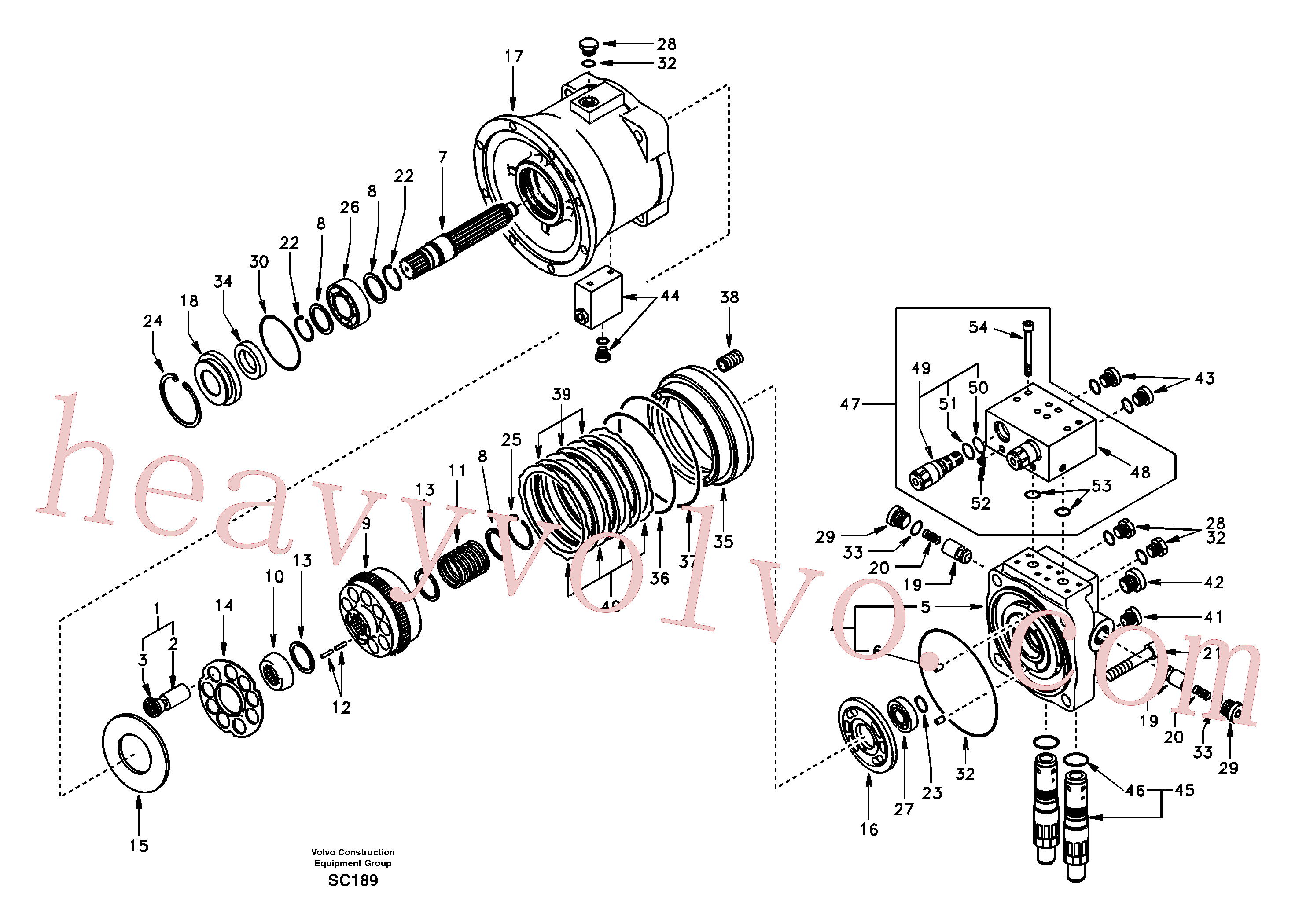 SA8230-25920 Bolt for Volvo Excavator spare