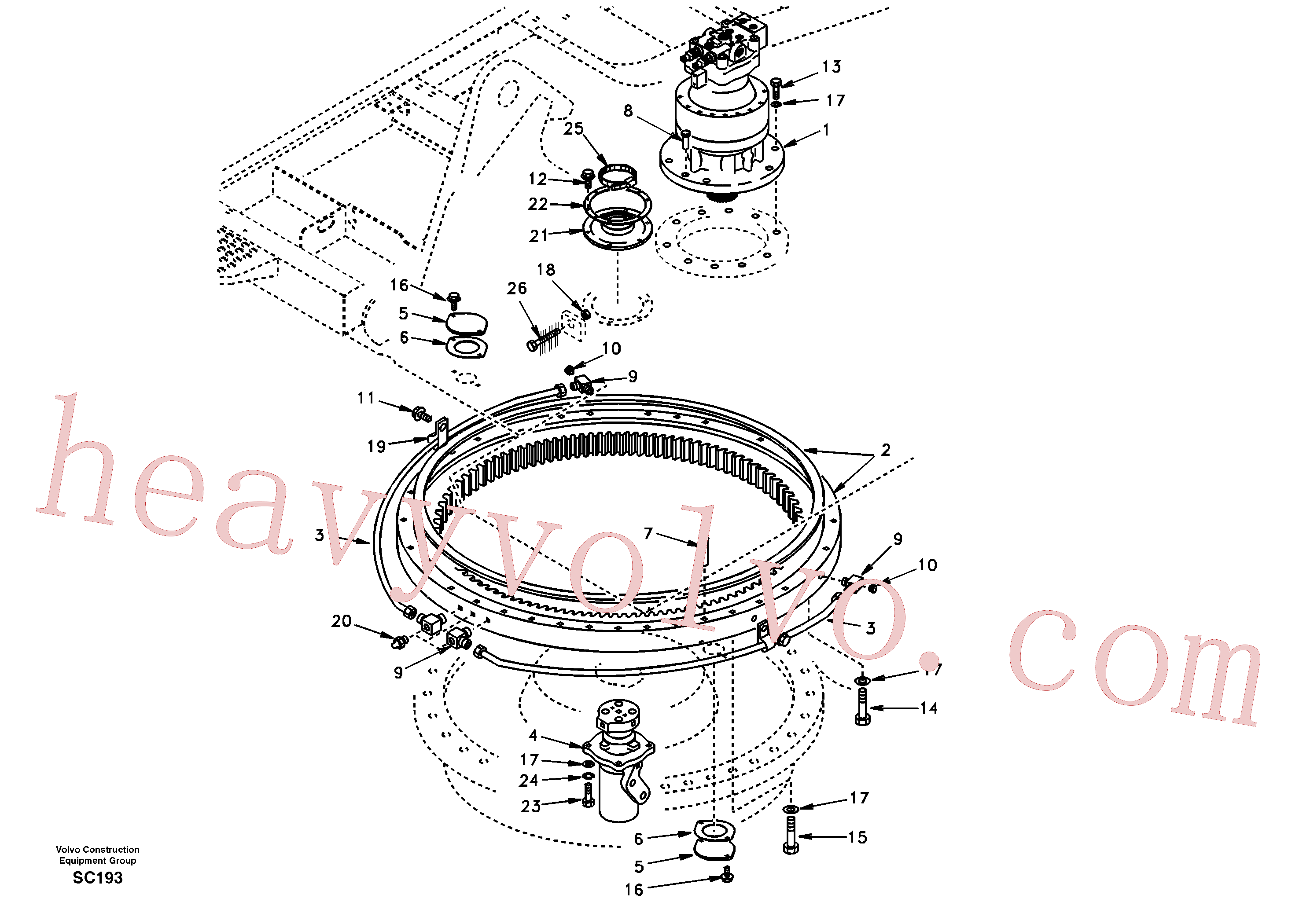 Volvo SA9111-12200 Hexagon nut aftermarket part for sale