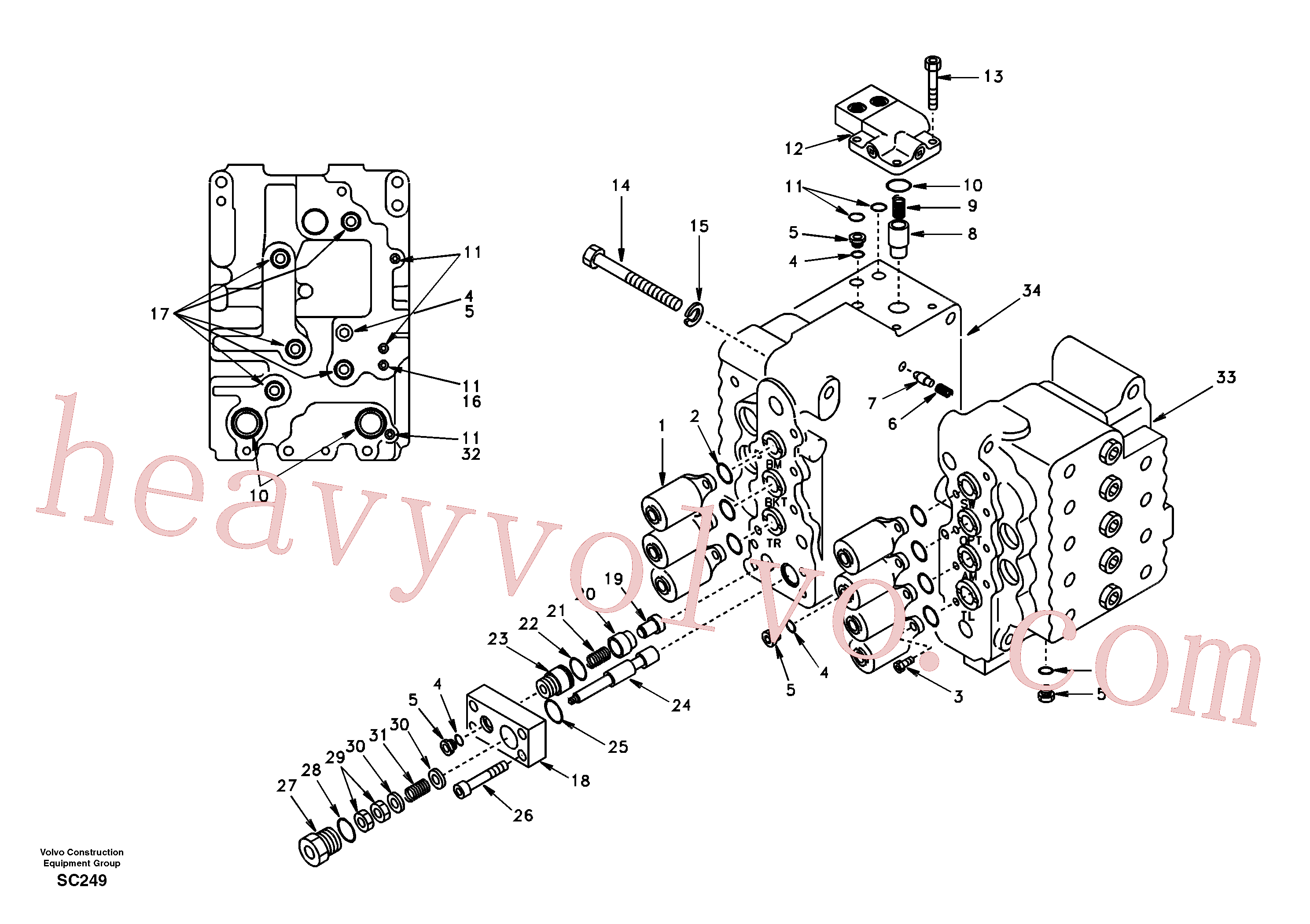 Volvo Assembly SA8230-01160 Cap for sale