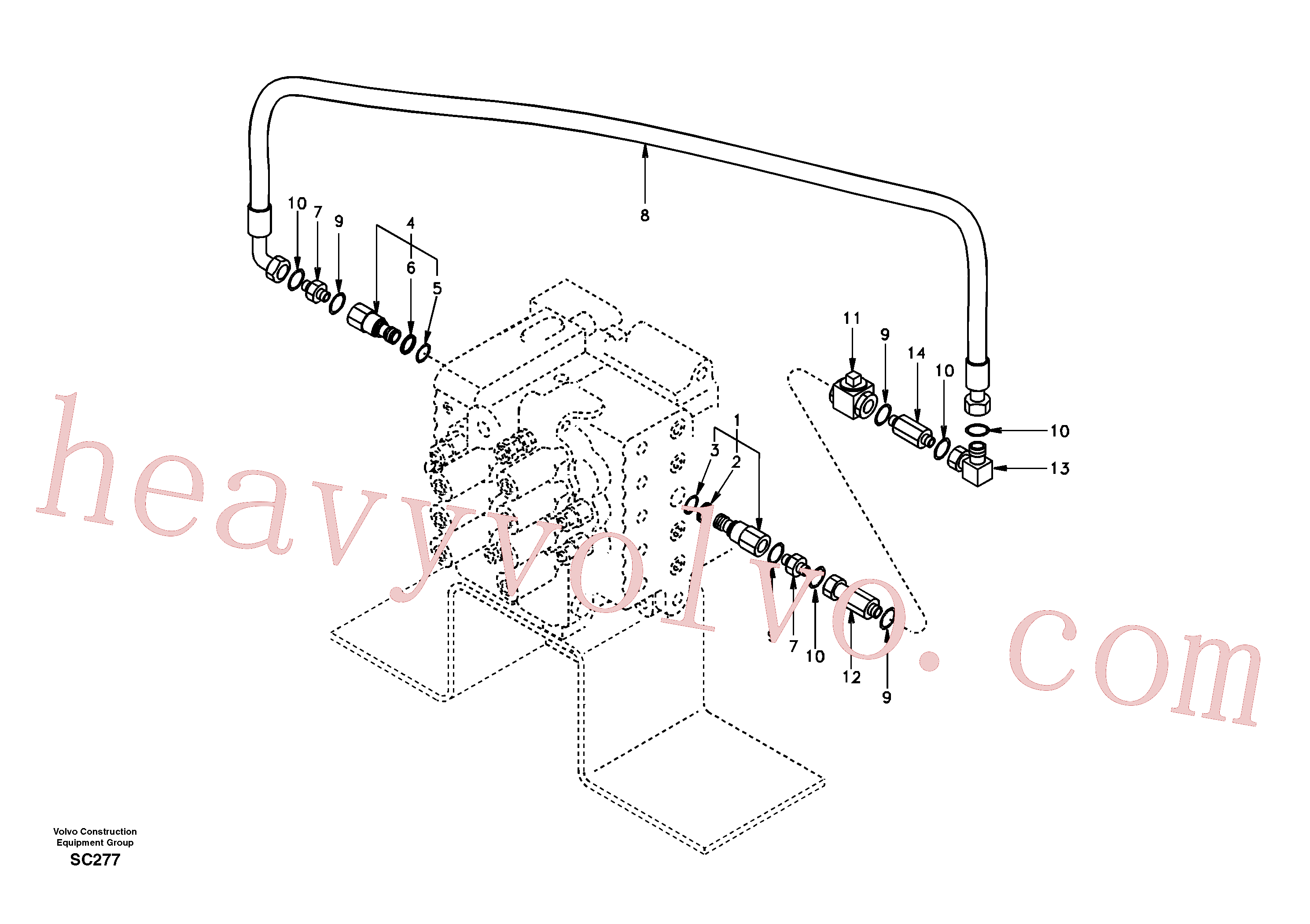 Volvo SA9419-11240 Connector aftermarket part for sale