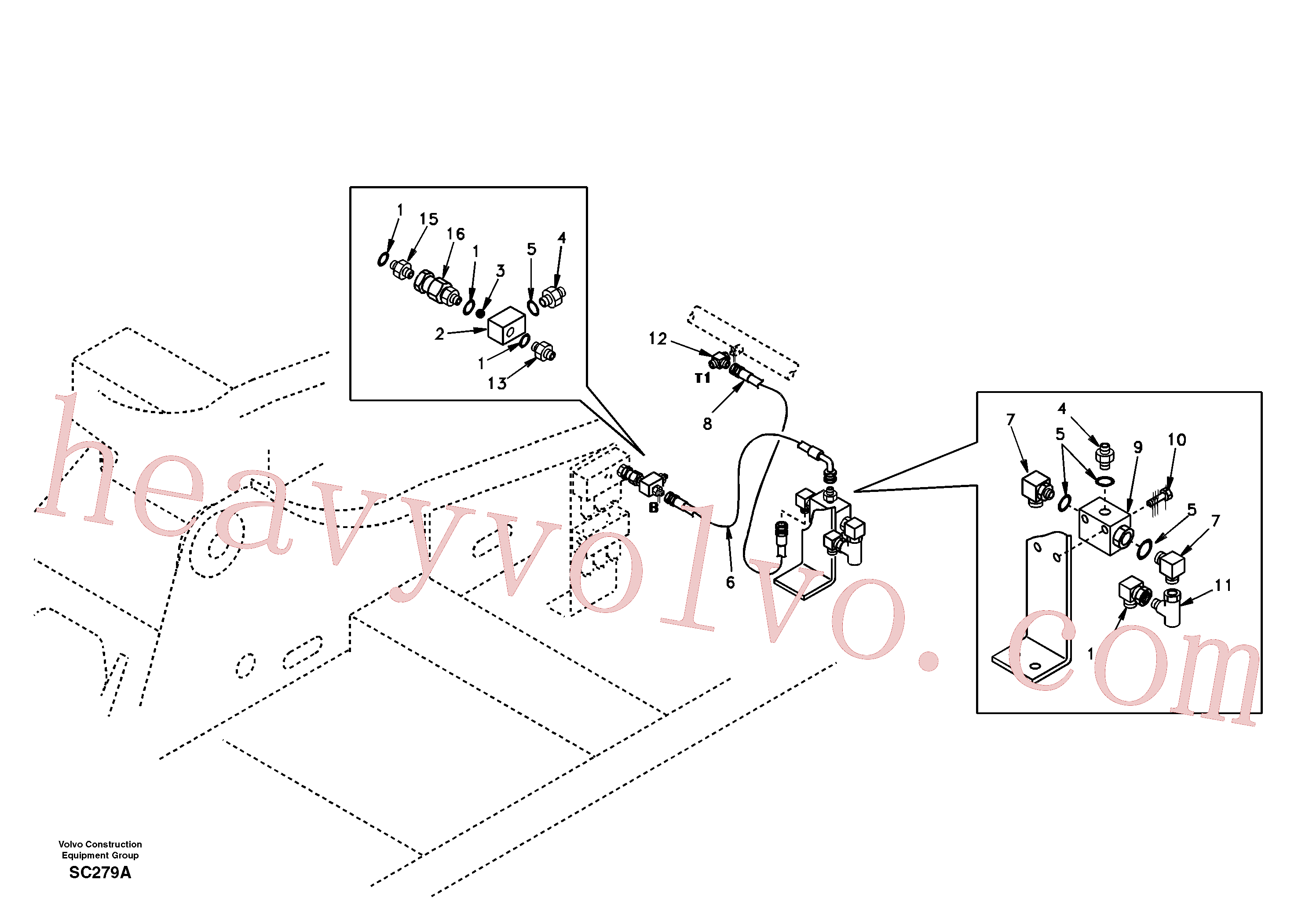 Wholesale SA9411-92462 Connector for Volvo Excavator