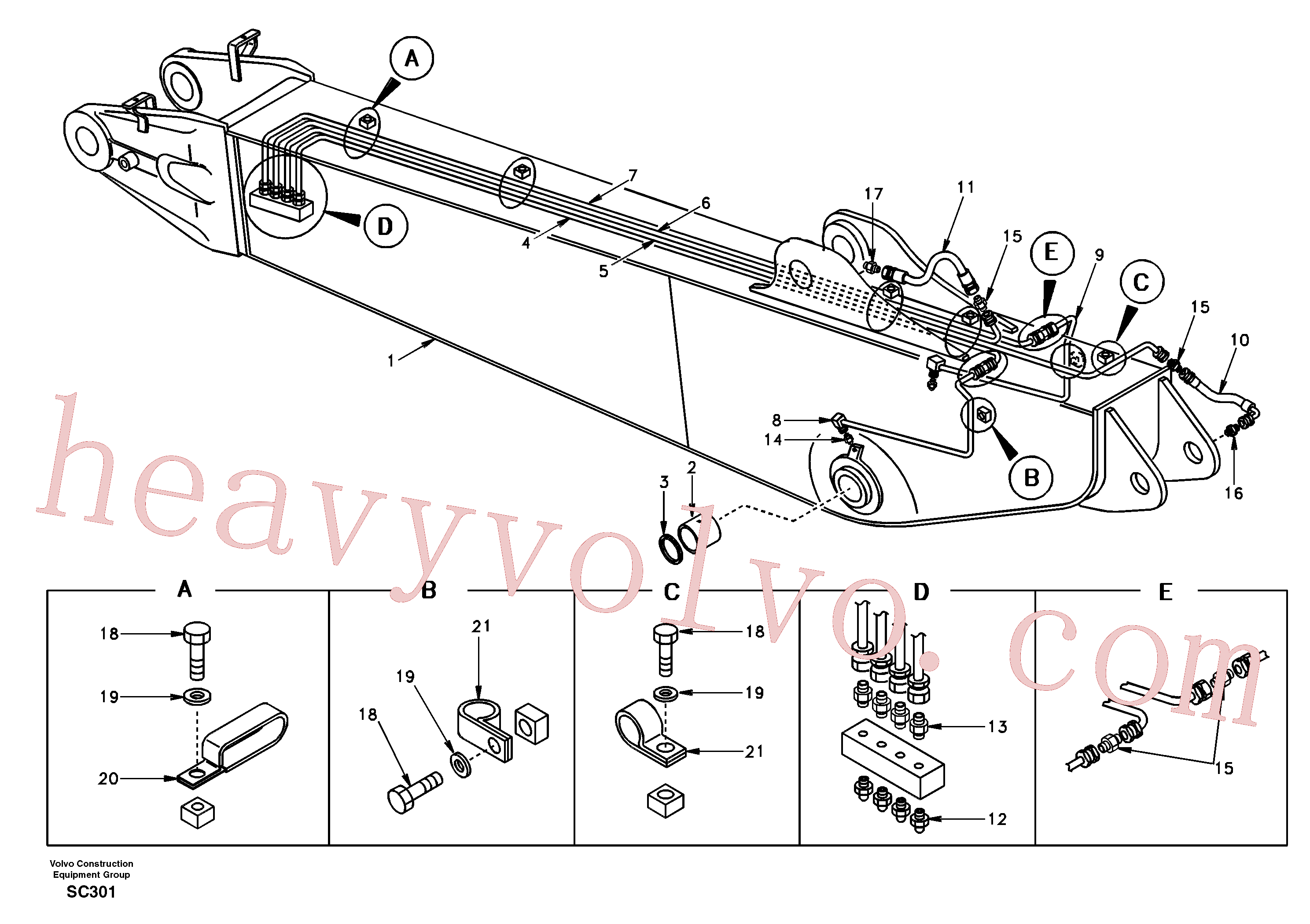 Volvo Assembly SA1173-04090 Pipe for sale