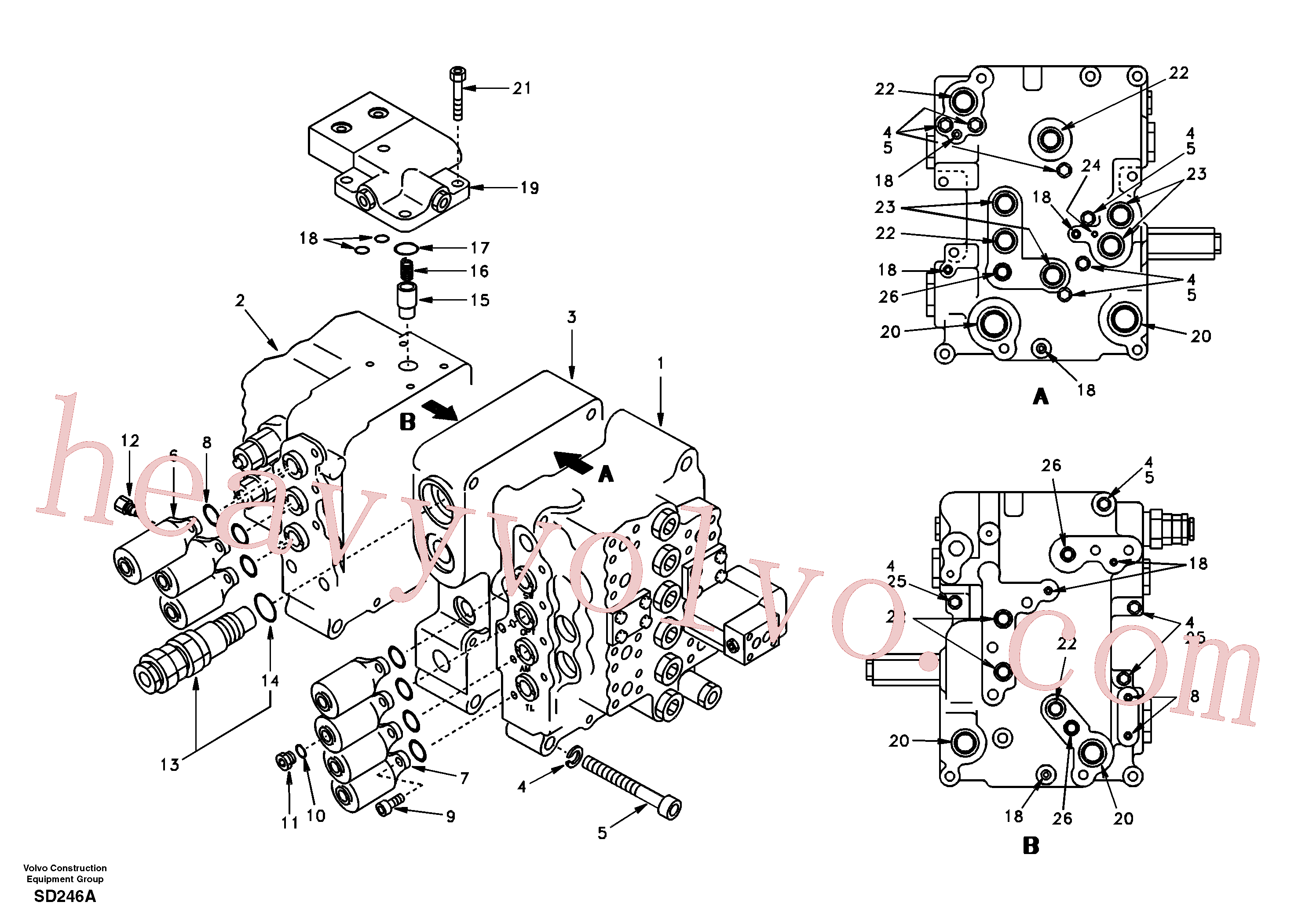 China Made SA8230-00590 Bolt parts for Volvo Excavator