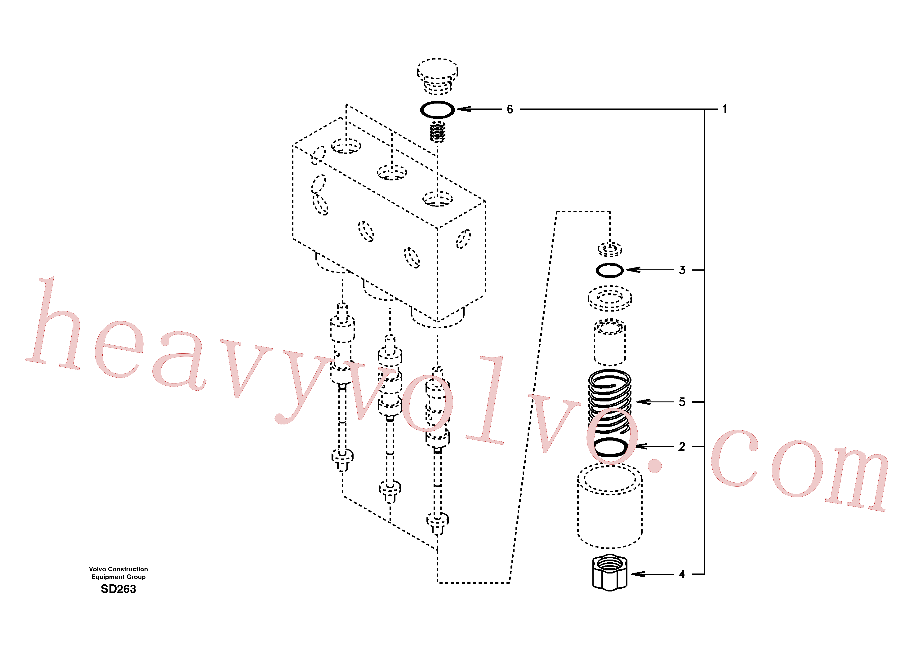 SA1148-00041 Solenoid valve for Volvo Excavator spare