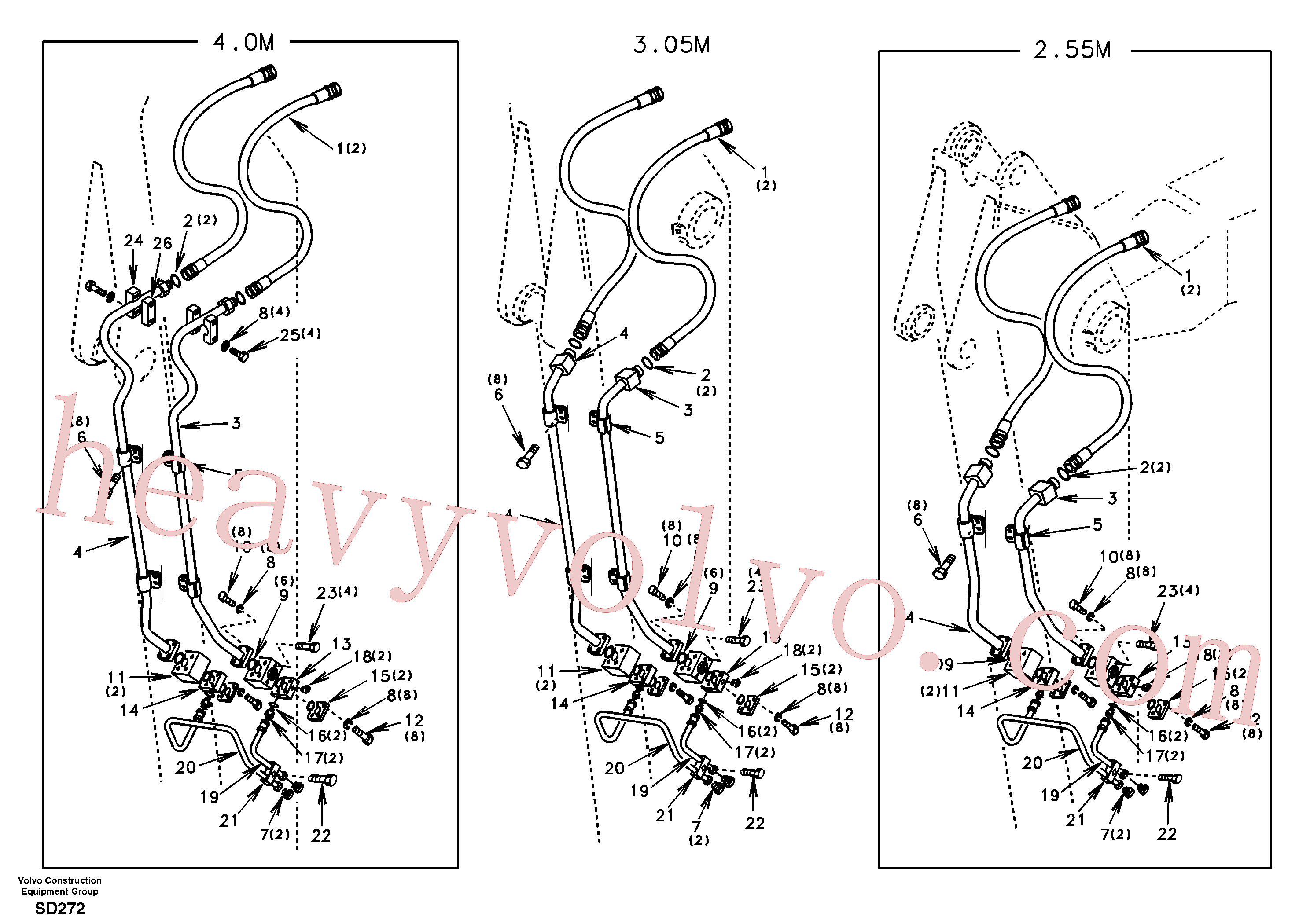 China Made SA9372-33460 Clamp parts for Volvo Excavator