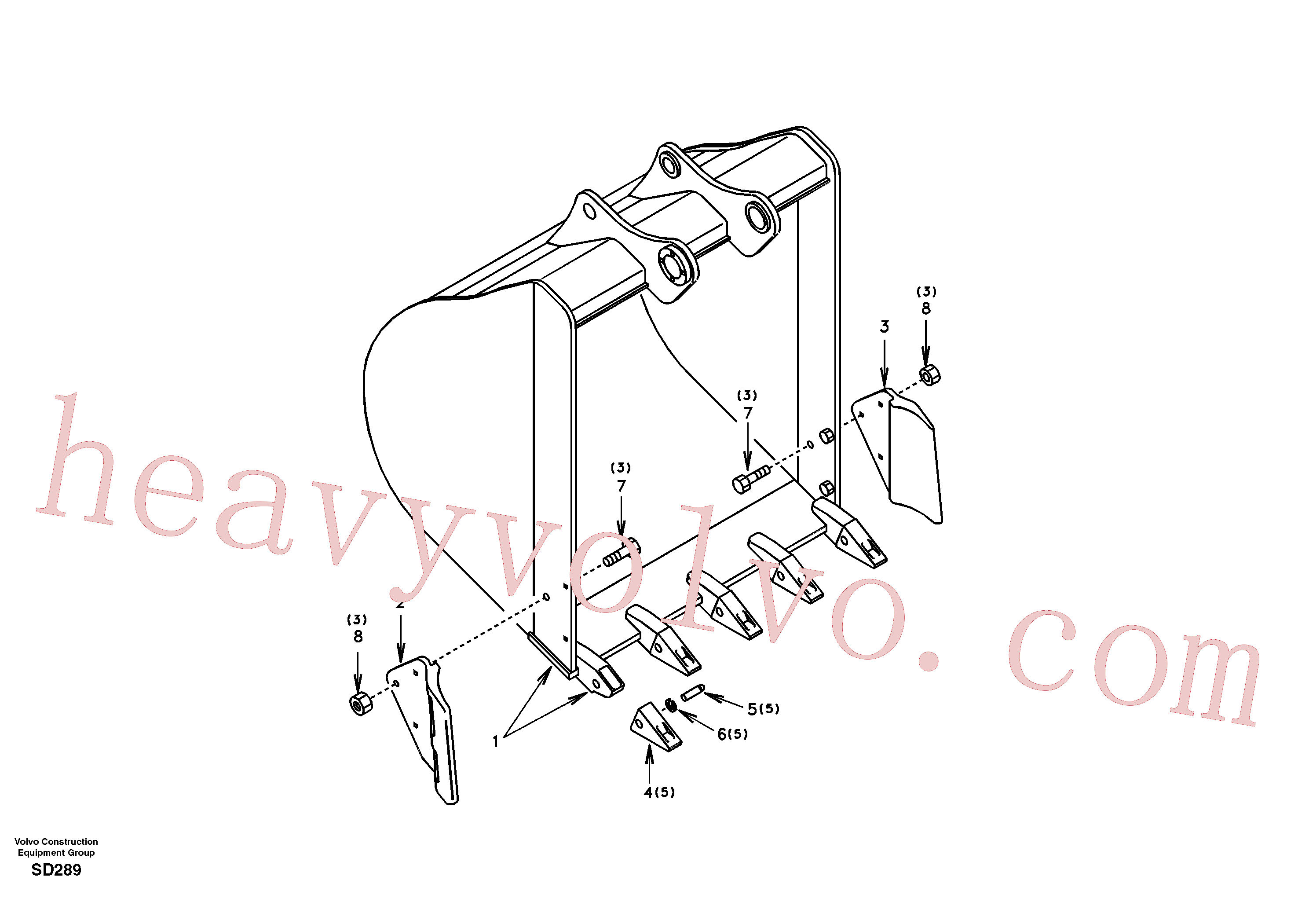SA1171-00502 Retainer for Volvo Excavator spare
