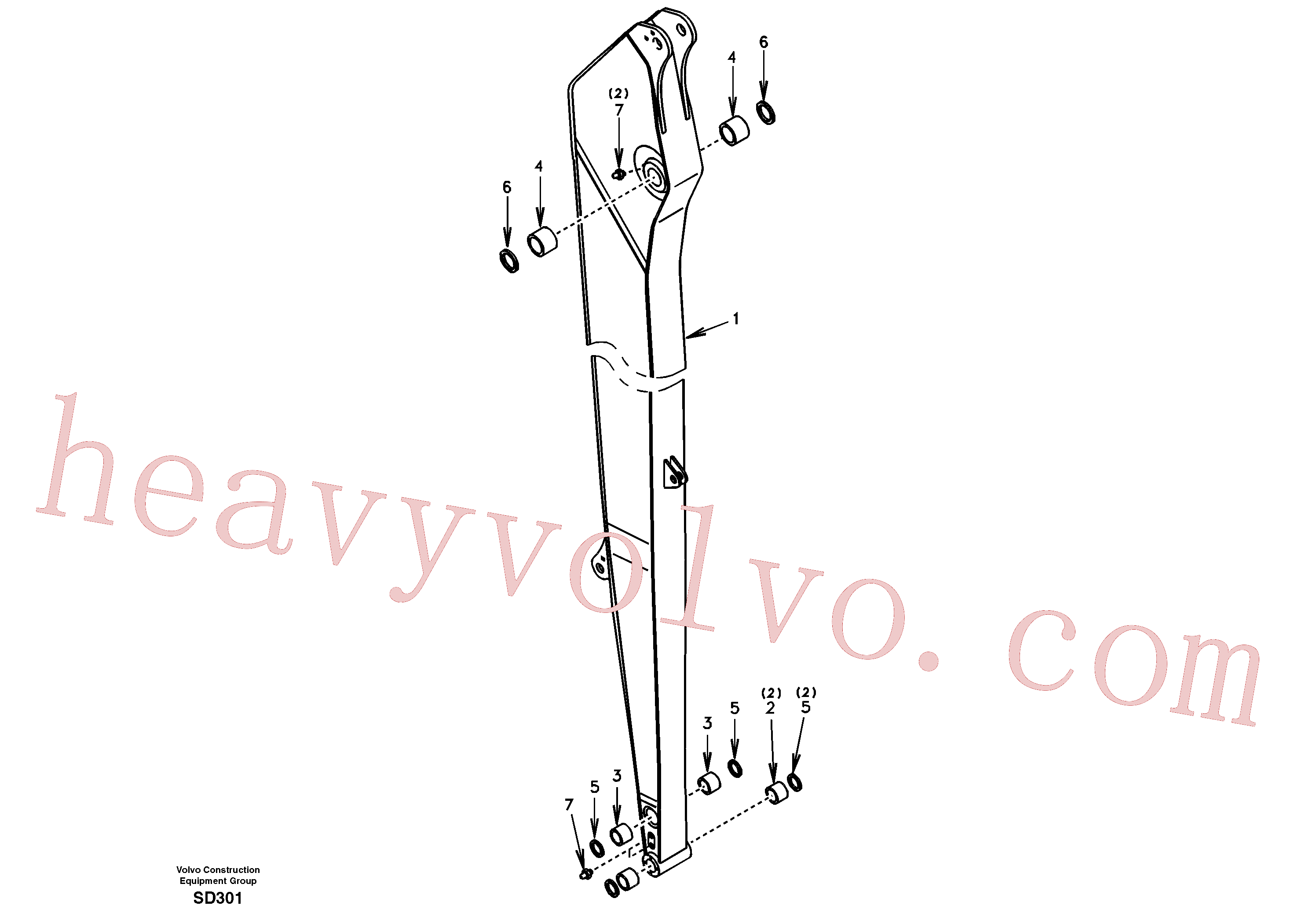 SA9561-06520 Seal for Volvo Excavator Parts