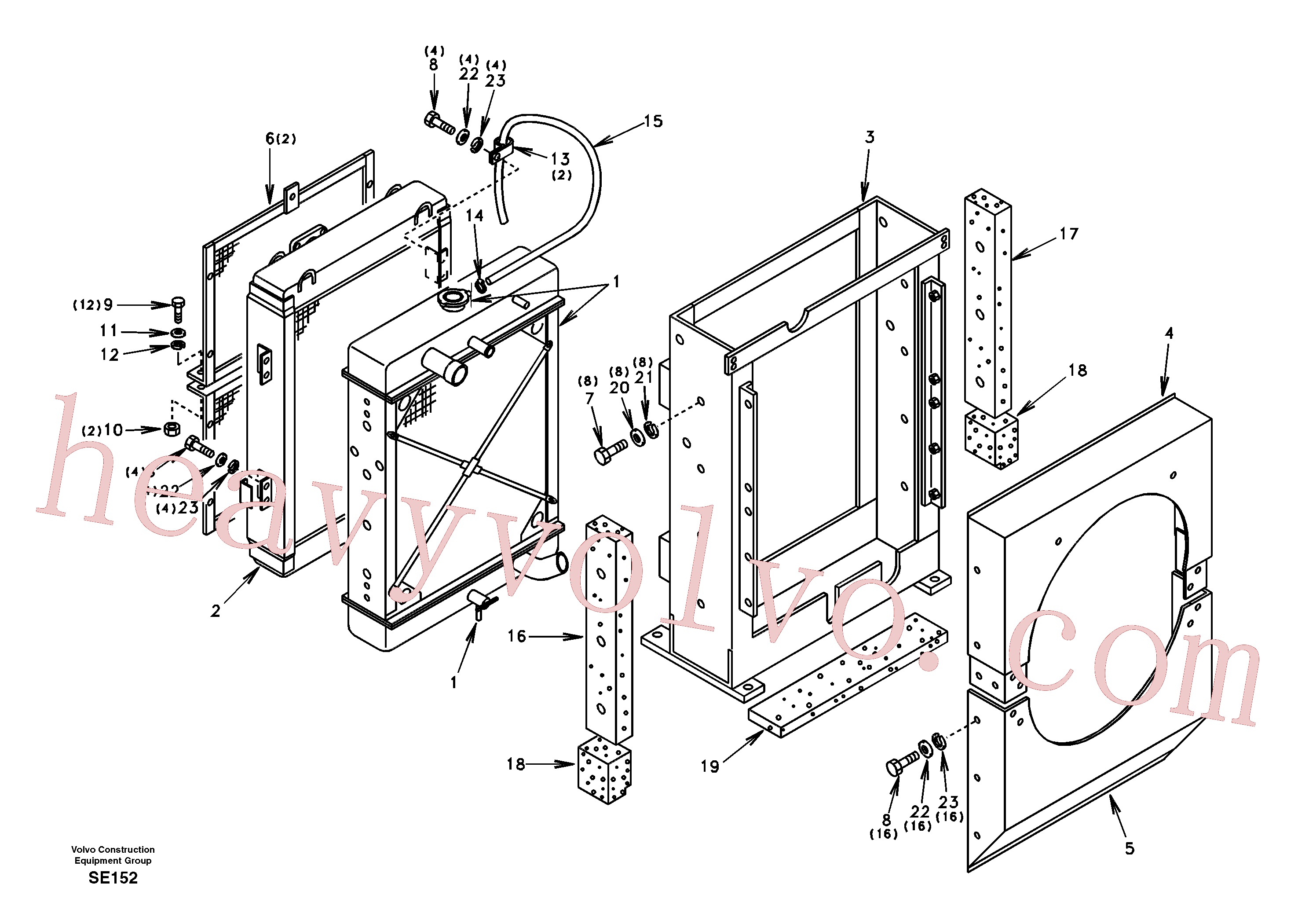 SA9111-10600 Nut for Volvo Excavator Parts