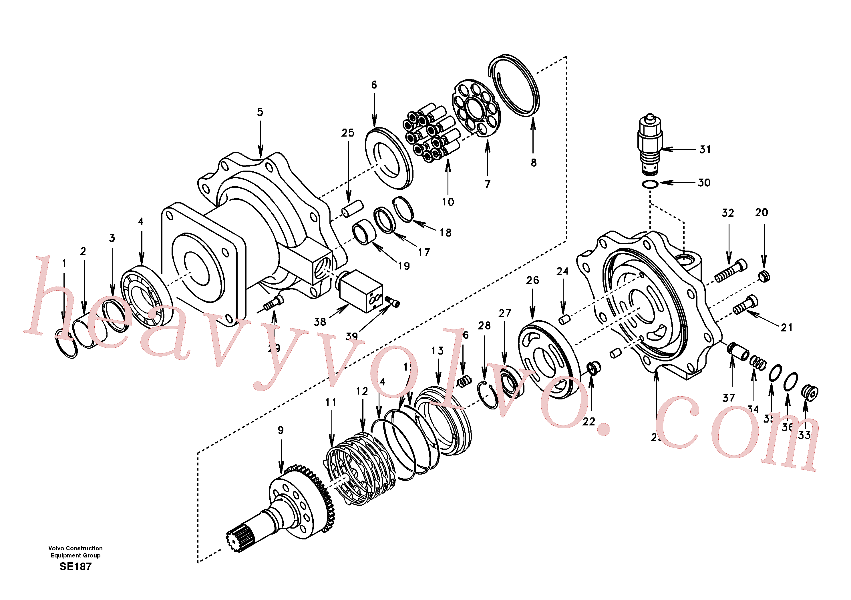 SA8230-04310 Spring for Volvo Excavator Parts